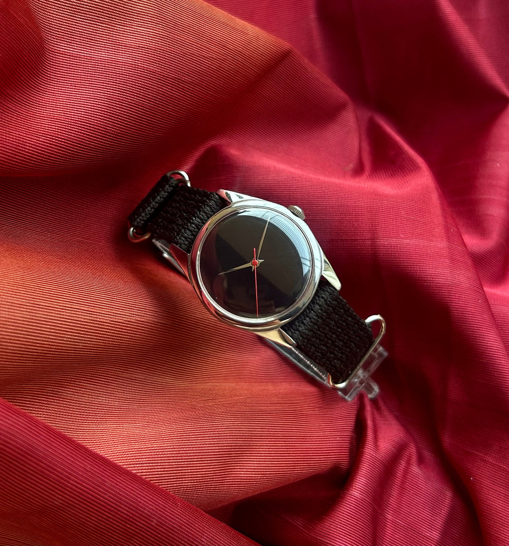 HMT Black Janata unisex hand-winding