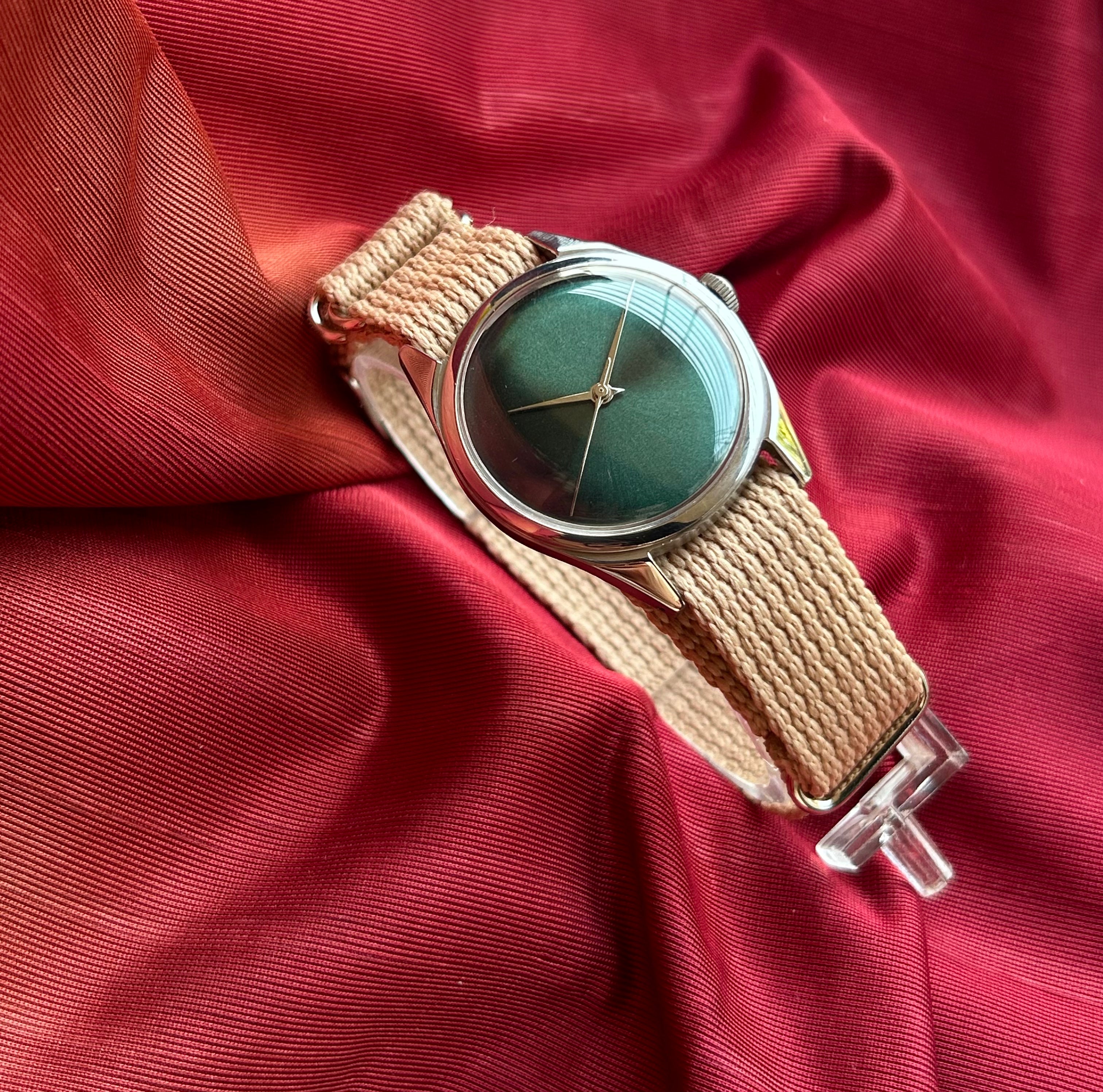 HMT Dark Green Janata unisex hand-winding