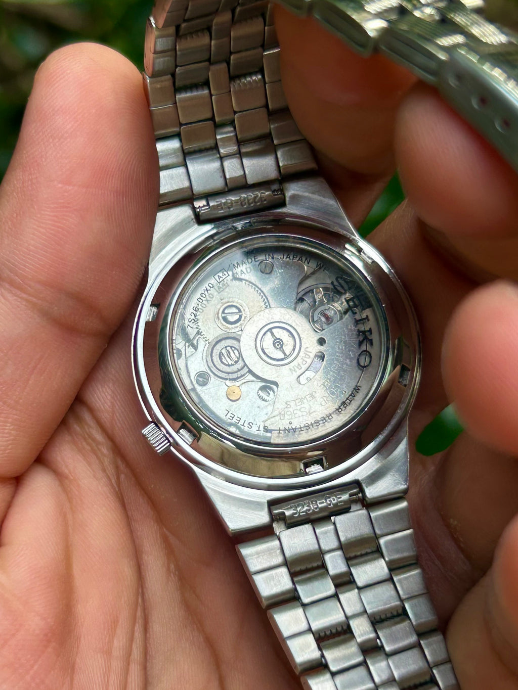 Super Rare) Seiko 5 Gold Motif Dial with Glass Back - Automatic