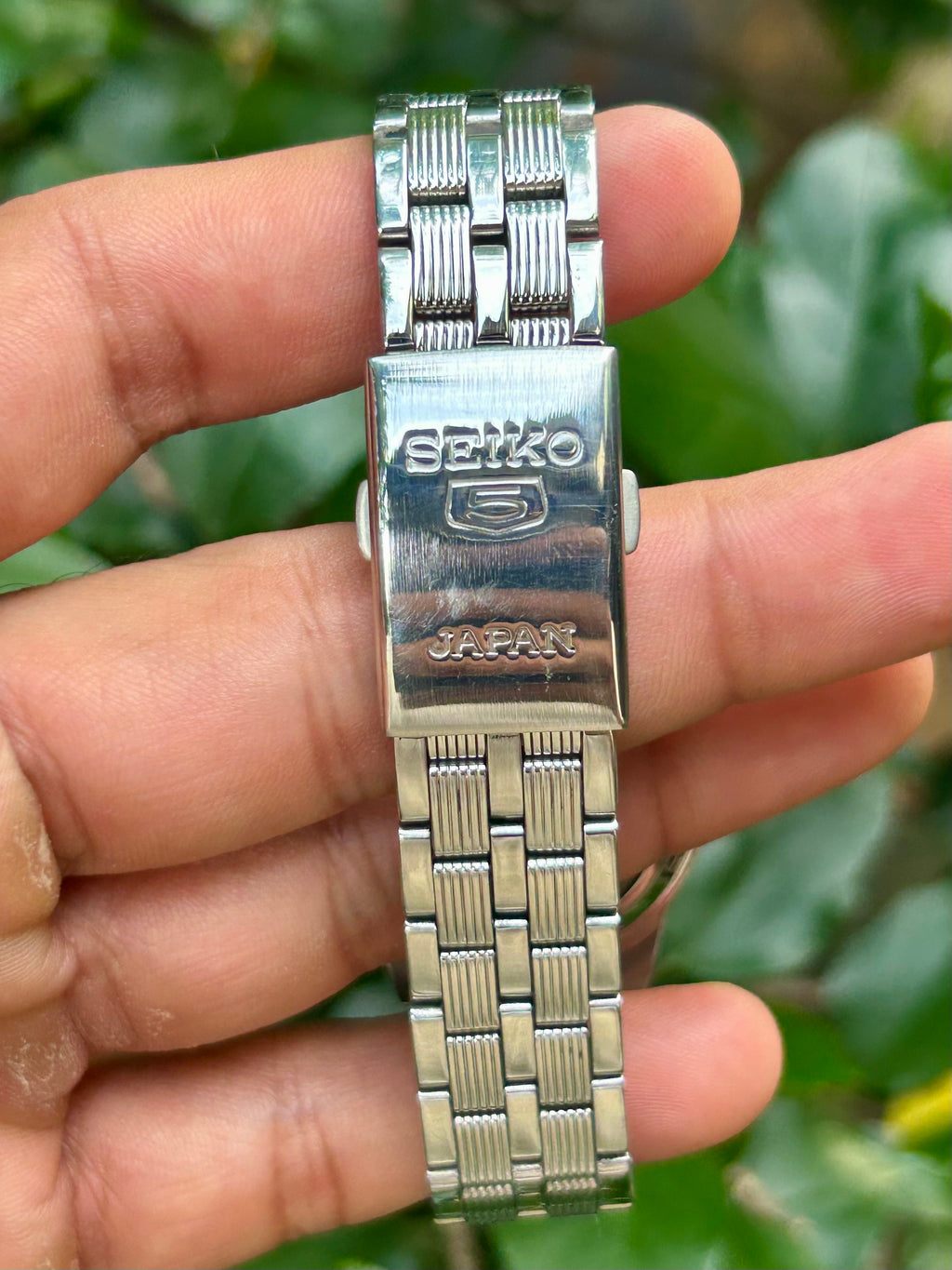 Super Rare) Seiko 5 Gold Motif Dial with Glass Back - Automatic