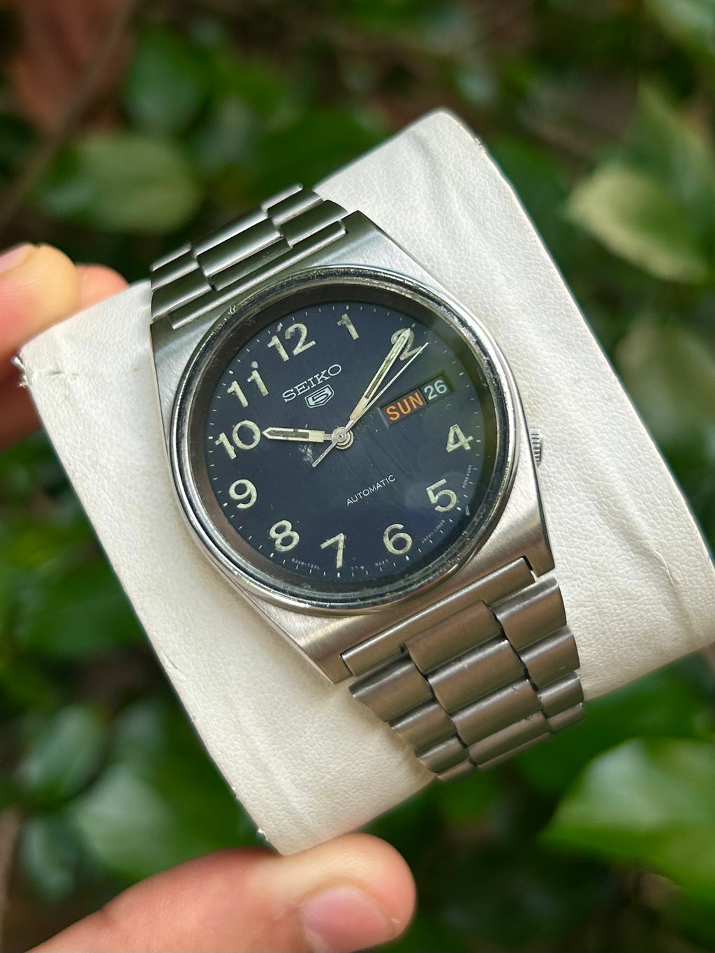 1982 Seiko 5 Navy Blue Field Dial (Pre Owned)