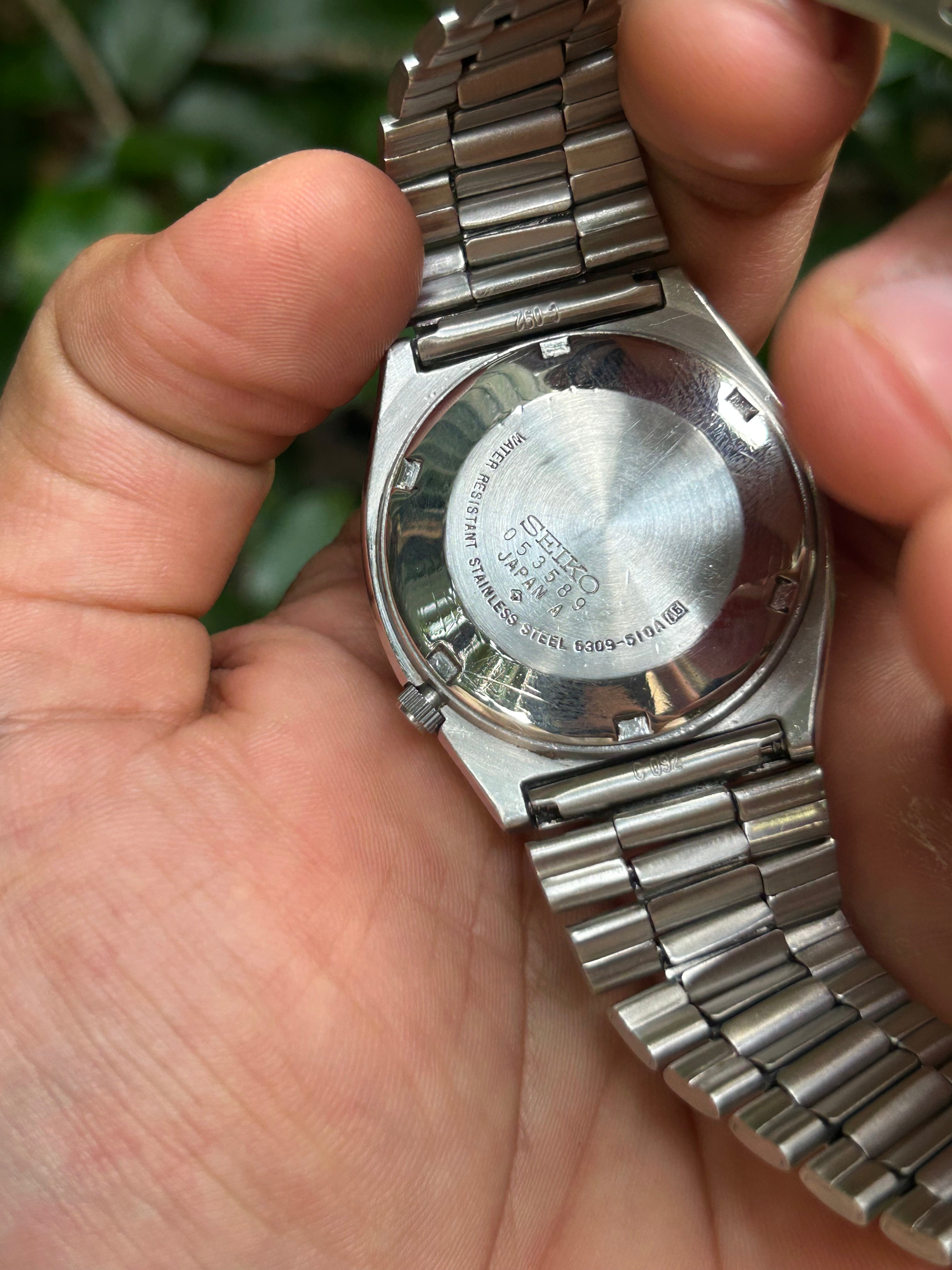 (Super Rare) Seiko 5 Blue Railway Time Square Dial (Pre Owned)