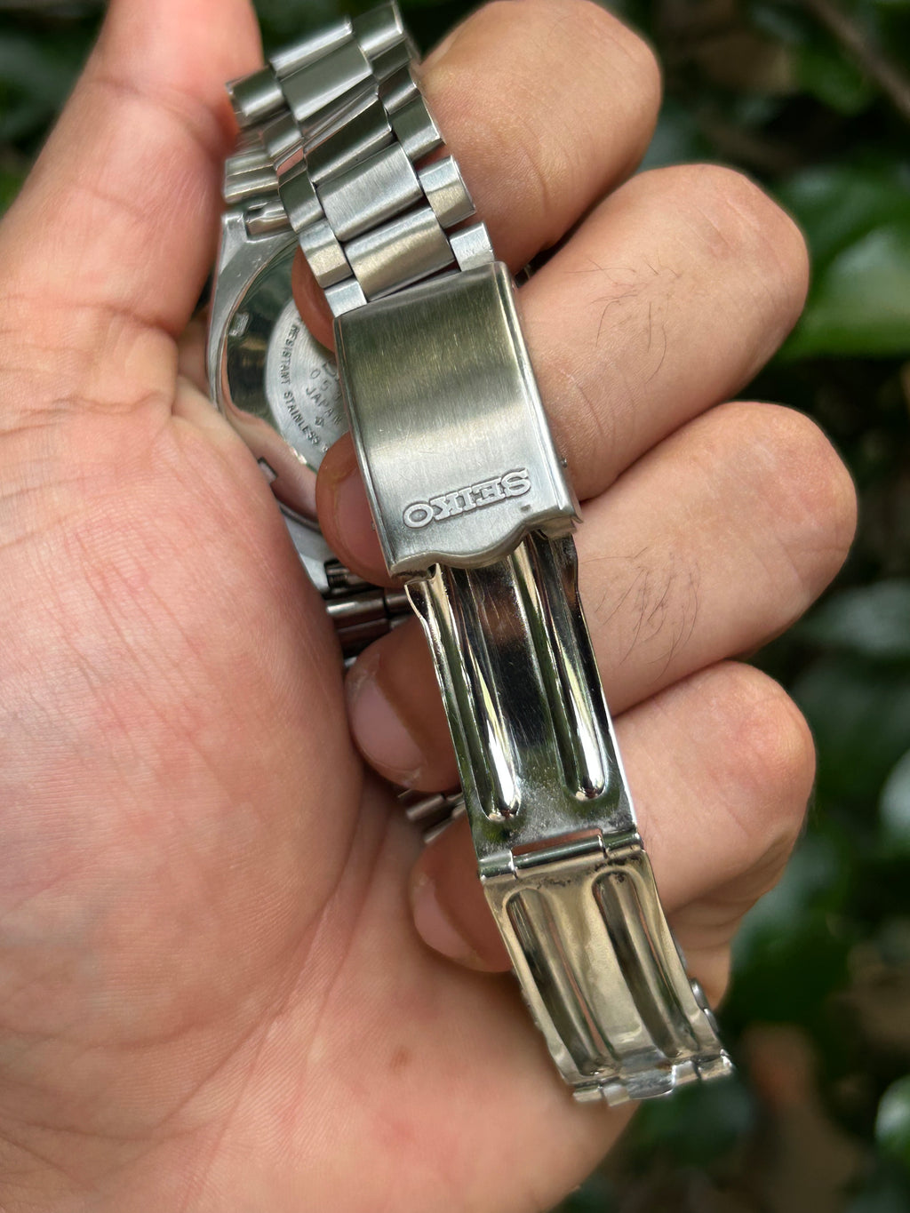 (Super Rare) Seiko 5 Blue Railway Time Square Dial (Pre Owned)