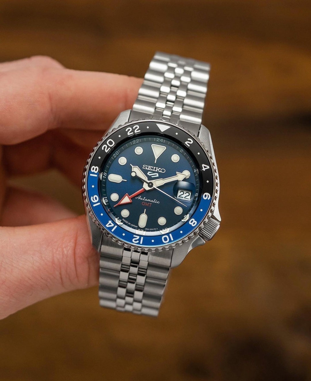 Seiko 5 Sports 'Blueberry' GMT SKX Custom MOD