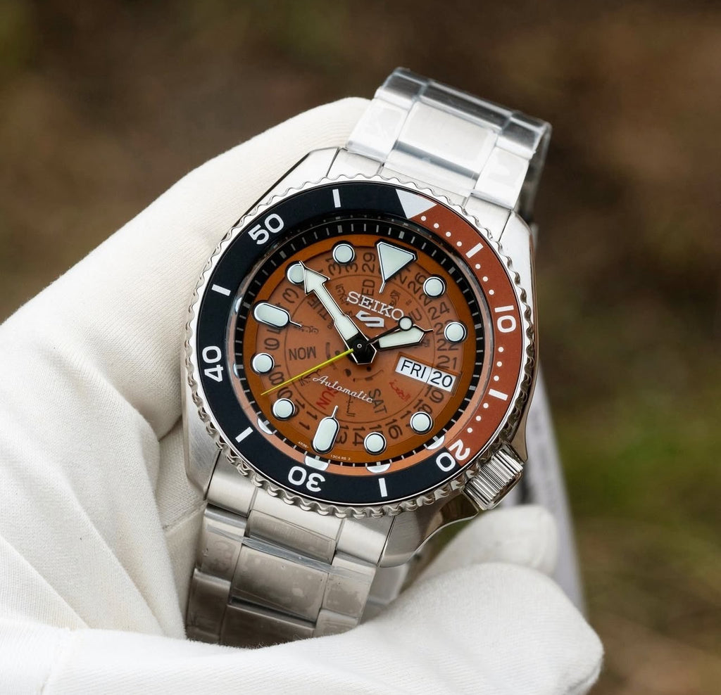 Seiko SKX Sports Transparent Brown Custom MOD