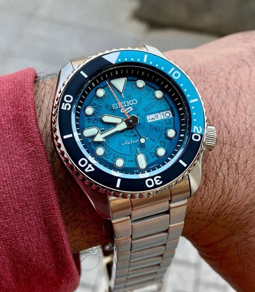 Seiko SKX Sports Transparent IceBlue Custom MOD