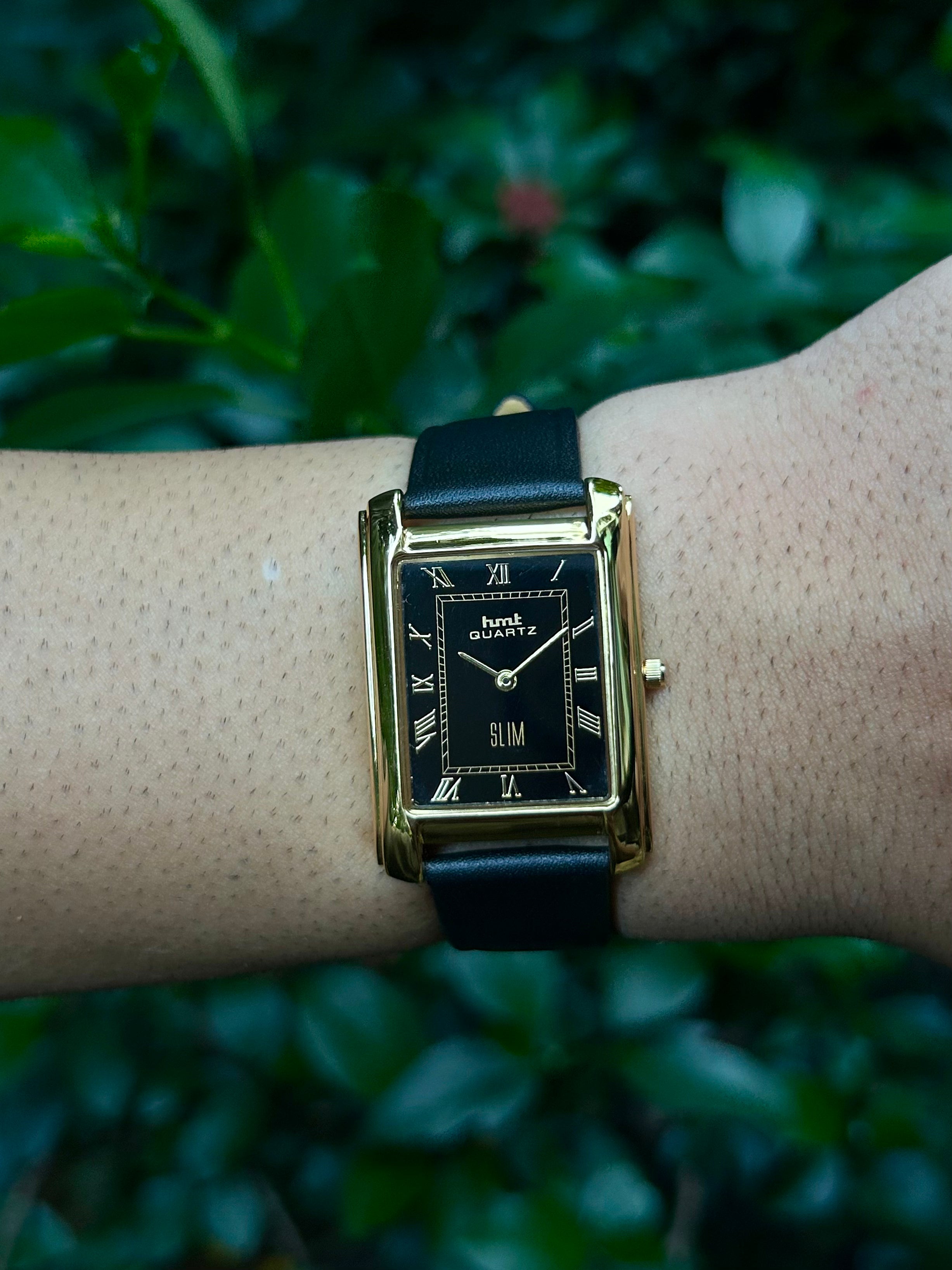 HMT Tank Unisex Quartz Mod - BLACK