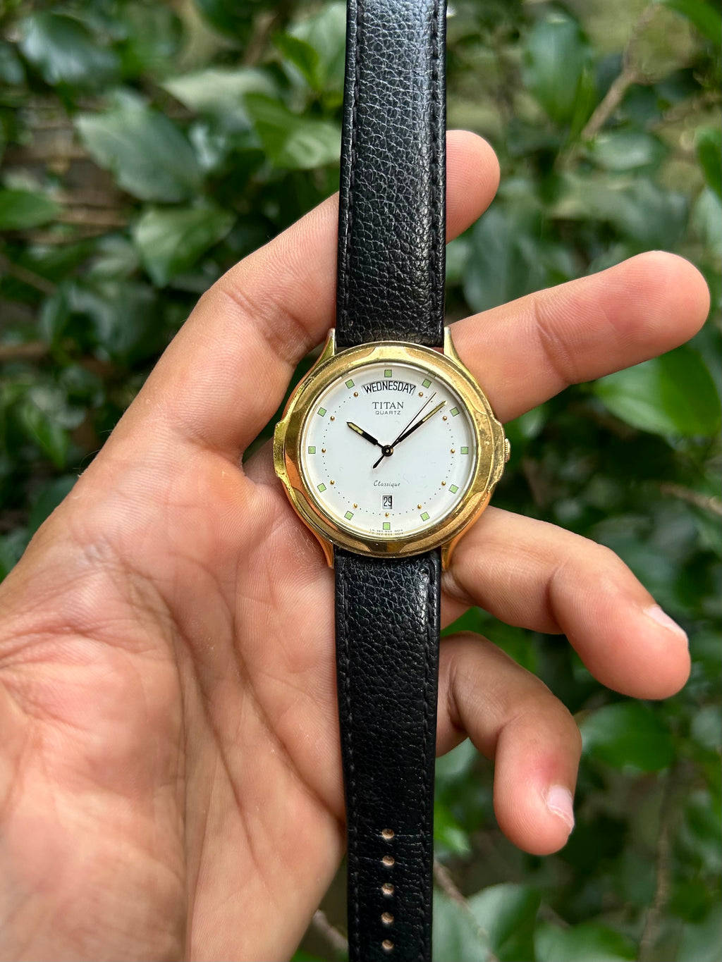 Super Rare Titan Day & Date Quartz Excellent watch