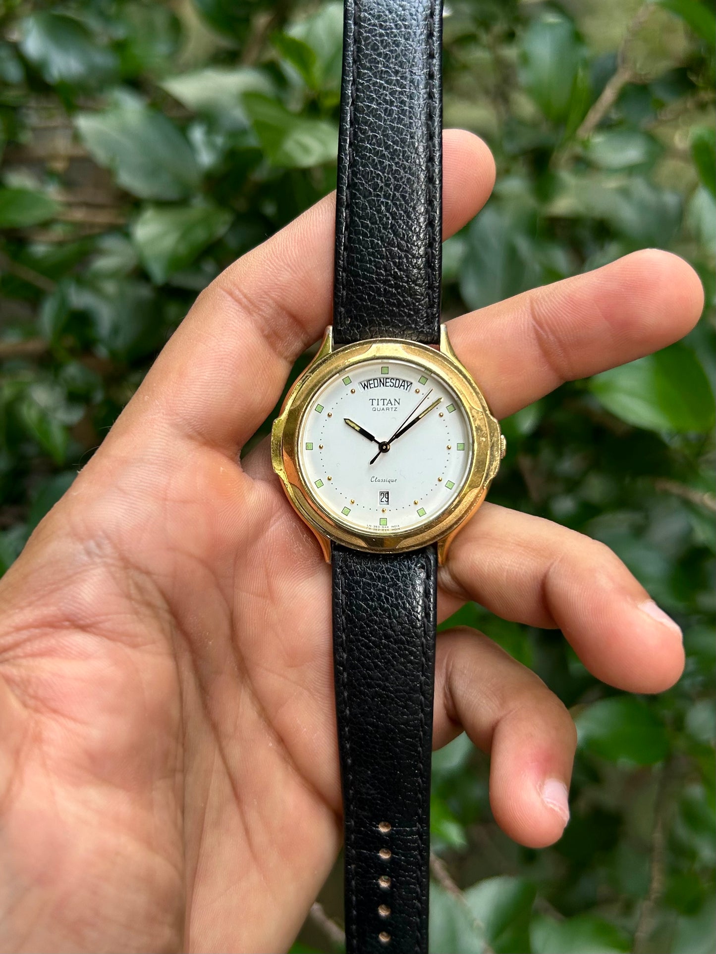 Super Rare Titan Day & Date Quartz Excellent watch