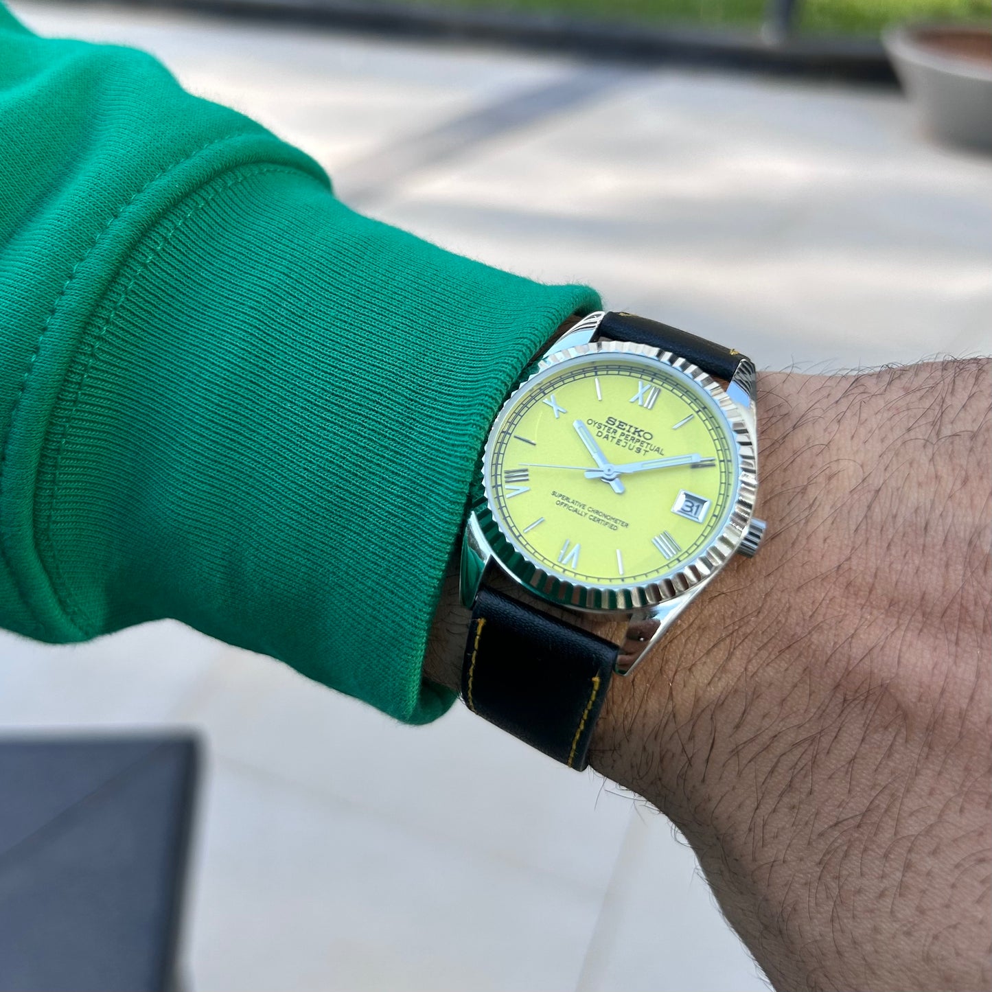 SEIKO DAYJUST : Lemon
