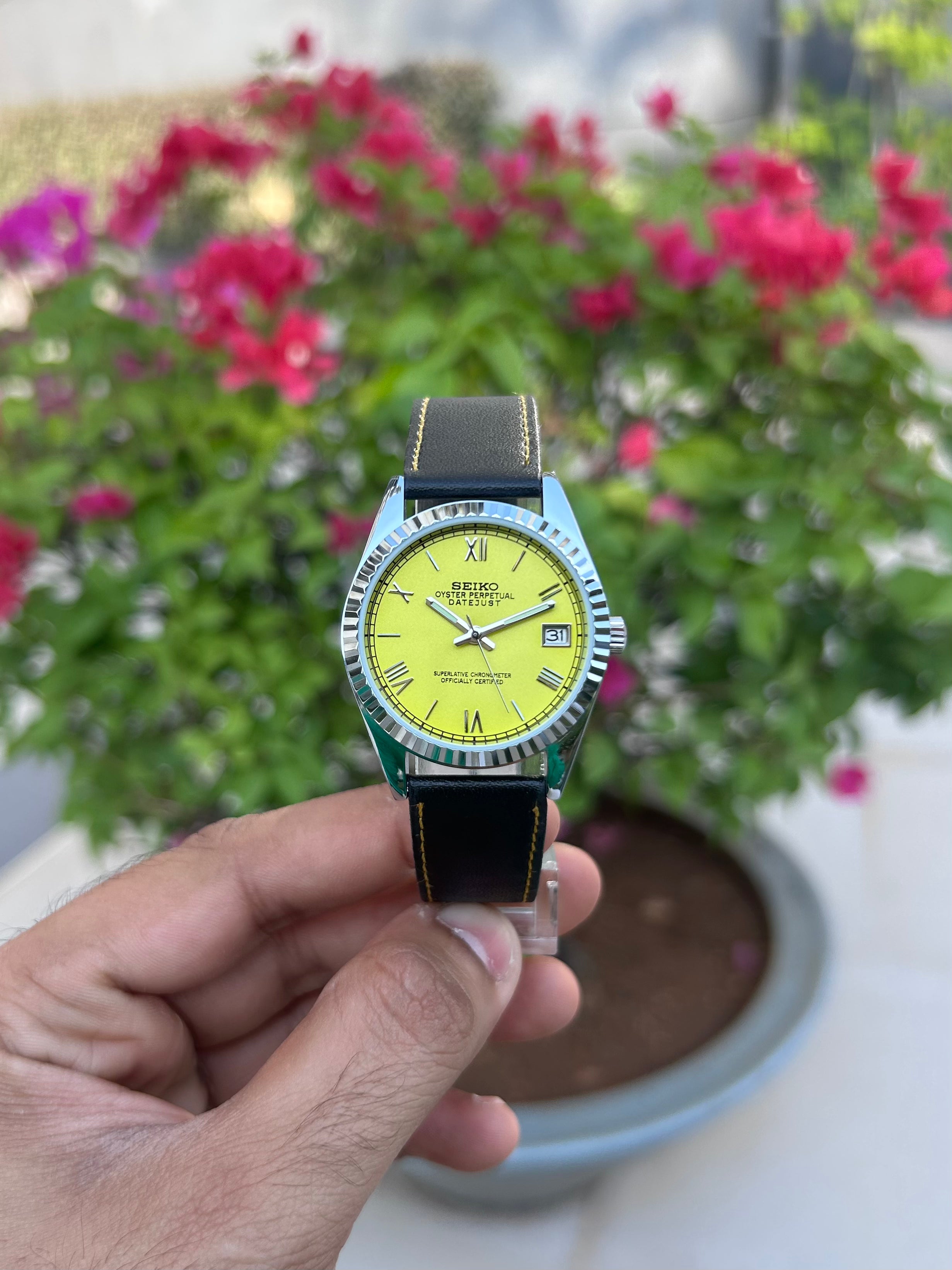 SEIKO DAYJUST : Lemon