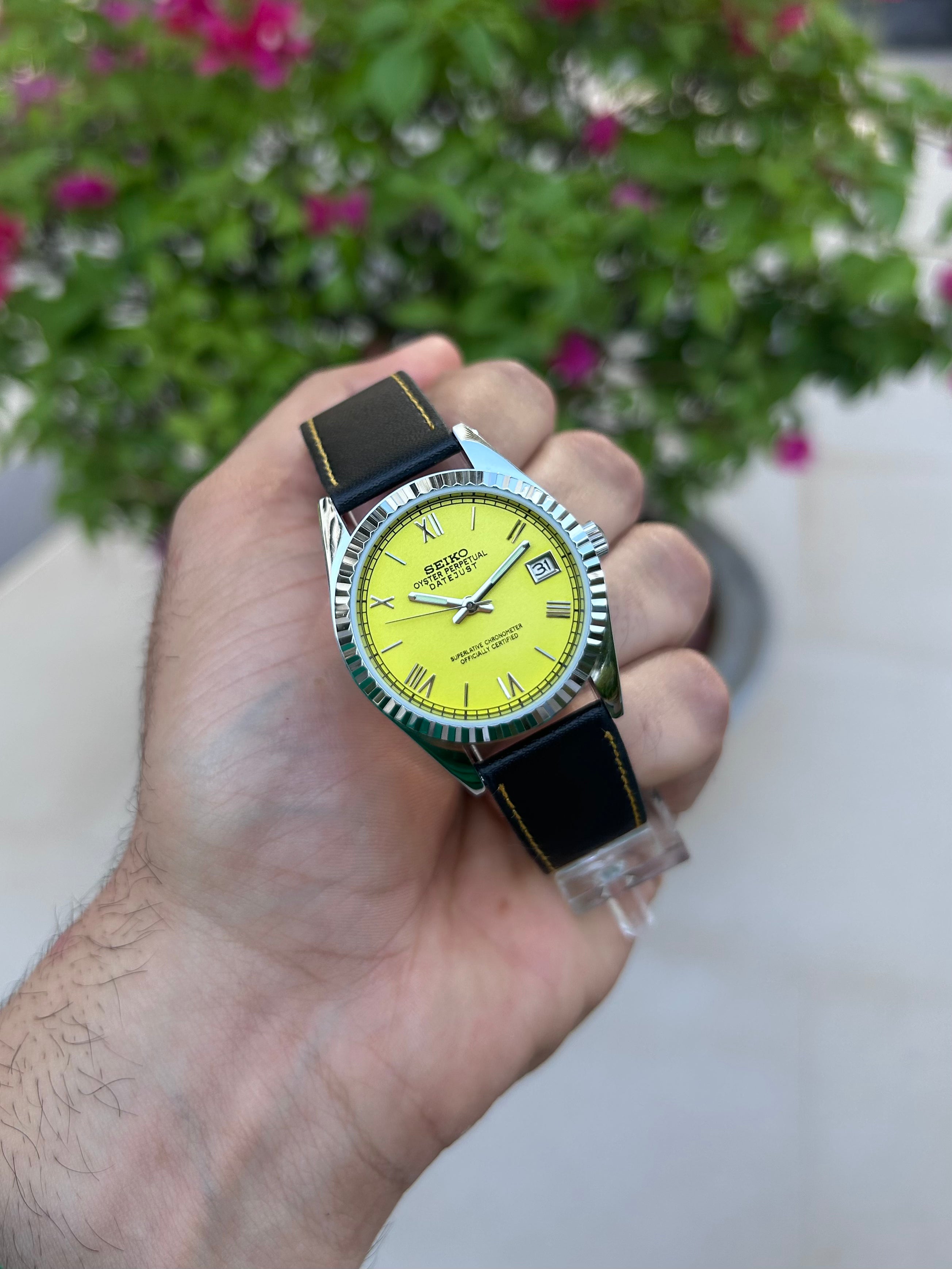 SEIKO DAYJUST : Lemon
