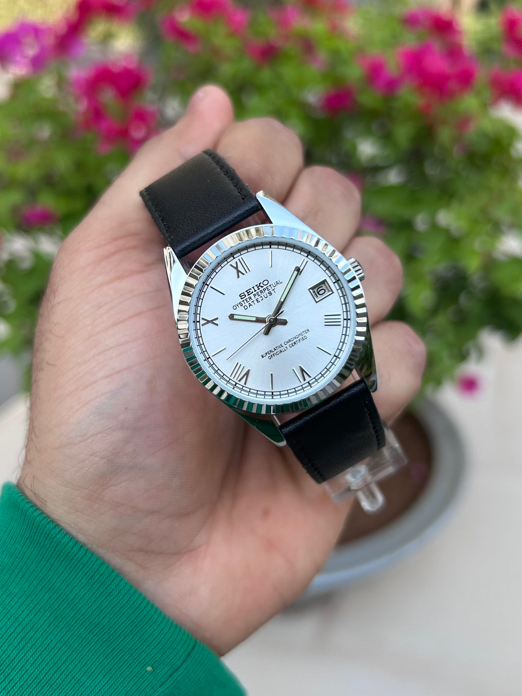SEIKO DAYJUST: Silver Sunray
