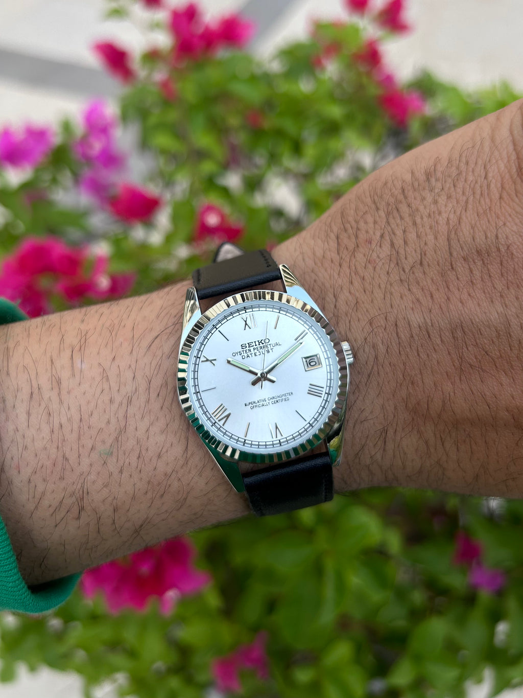 SEIKO DAYJUST: Silver Sunray