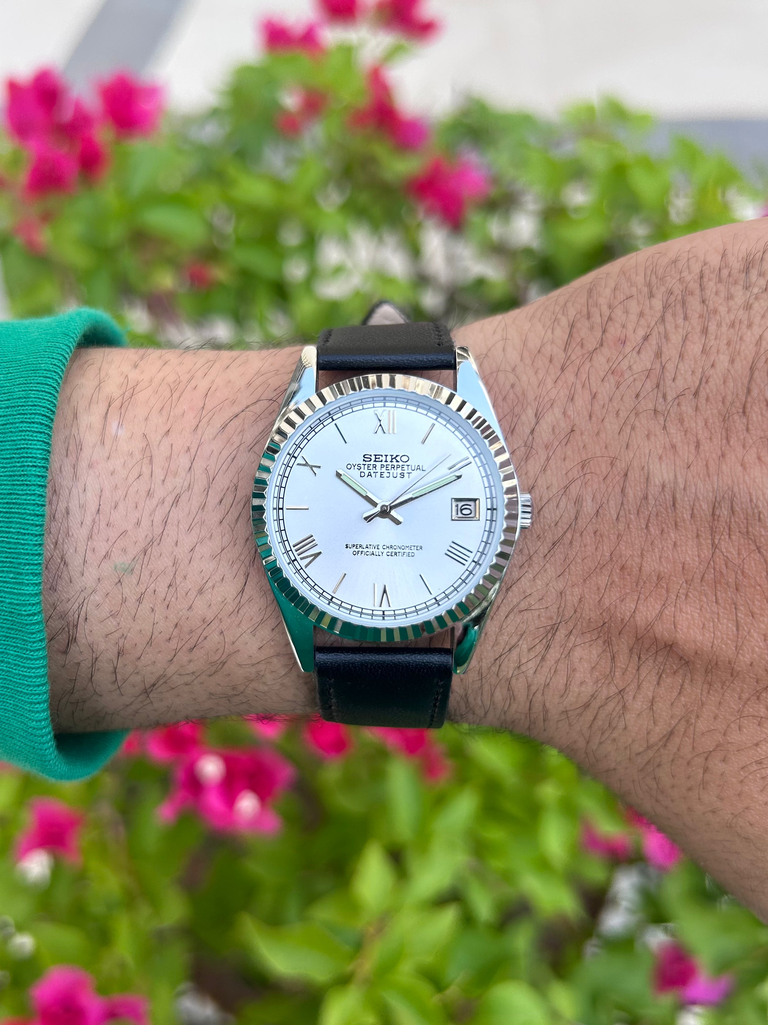 SEIKO DAYJUST: Silver Sunray