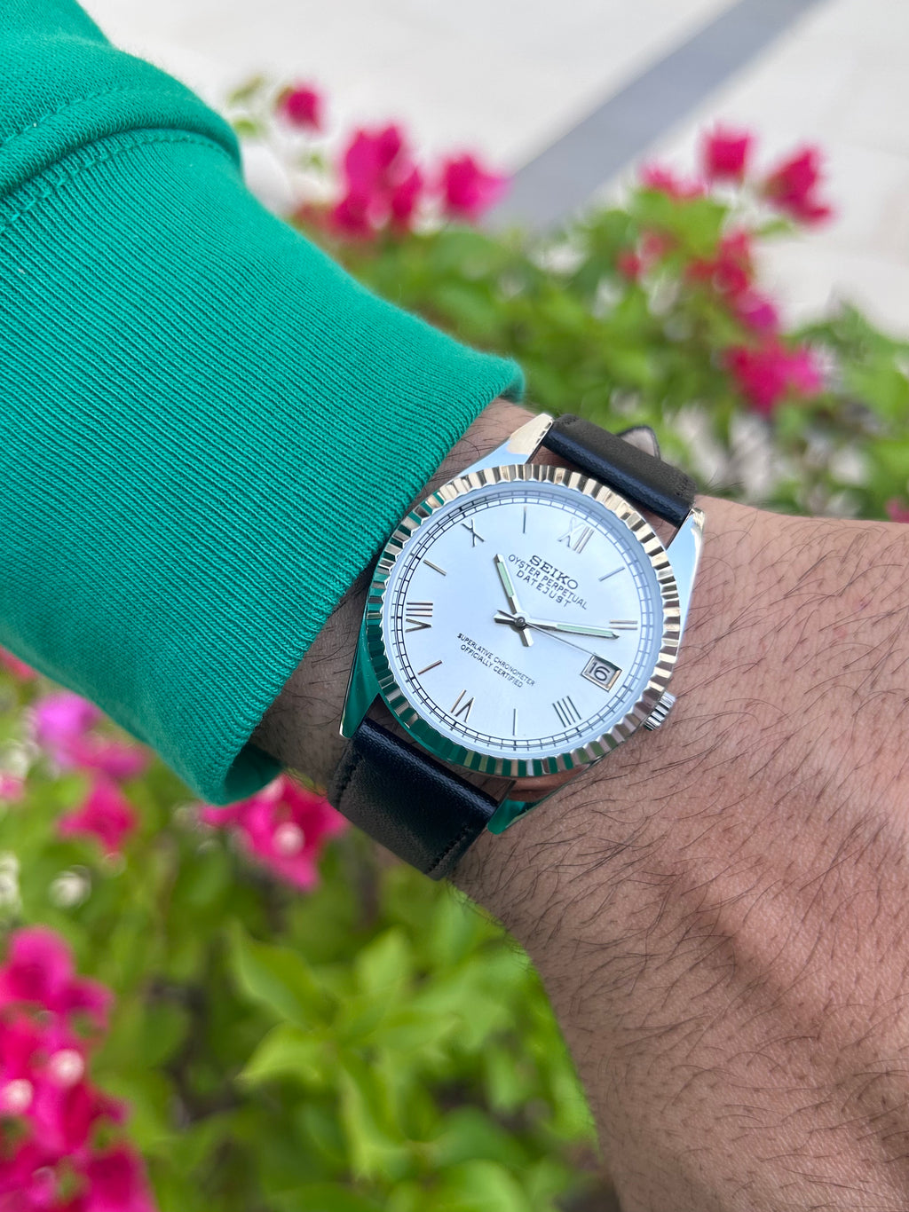 SEIKO DAYJUST: Silver Sunray