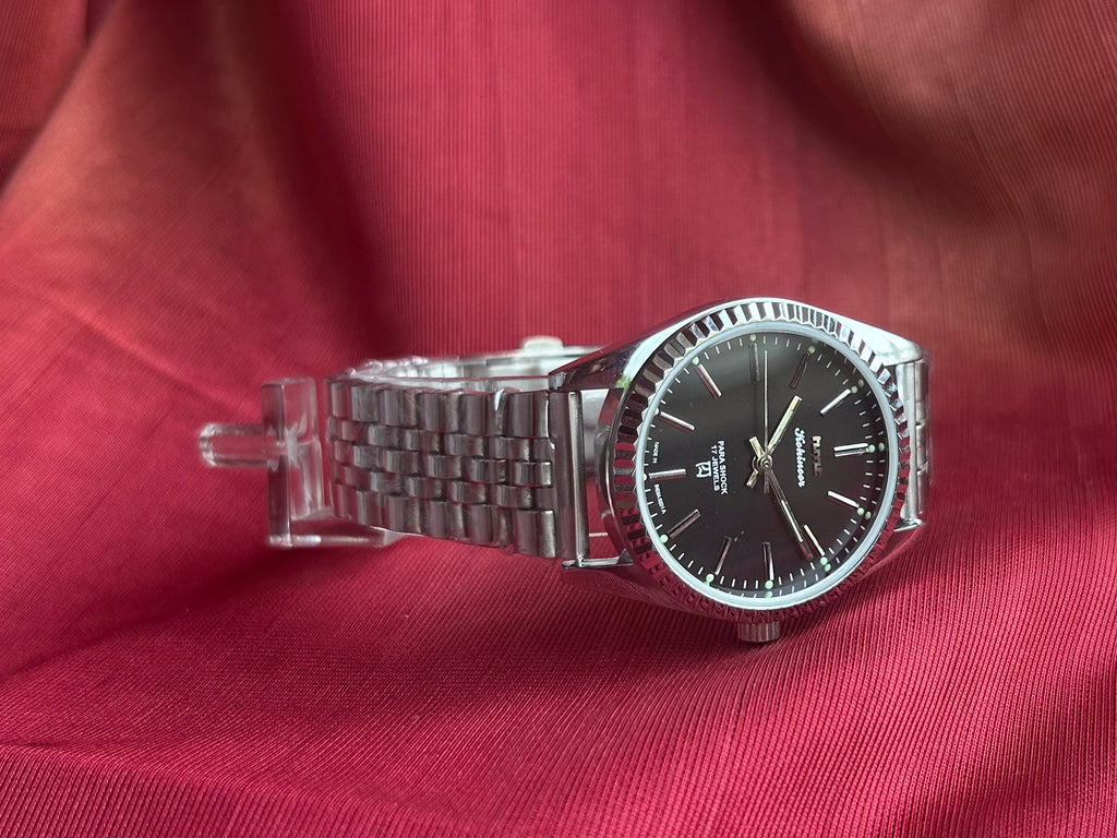 HMT Kohinoor Black Sunburst Fluted