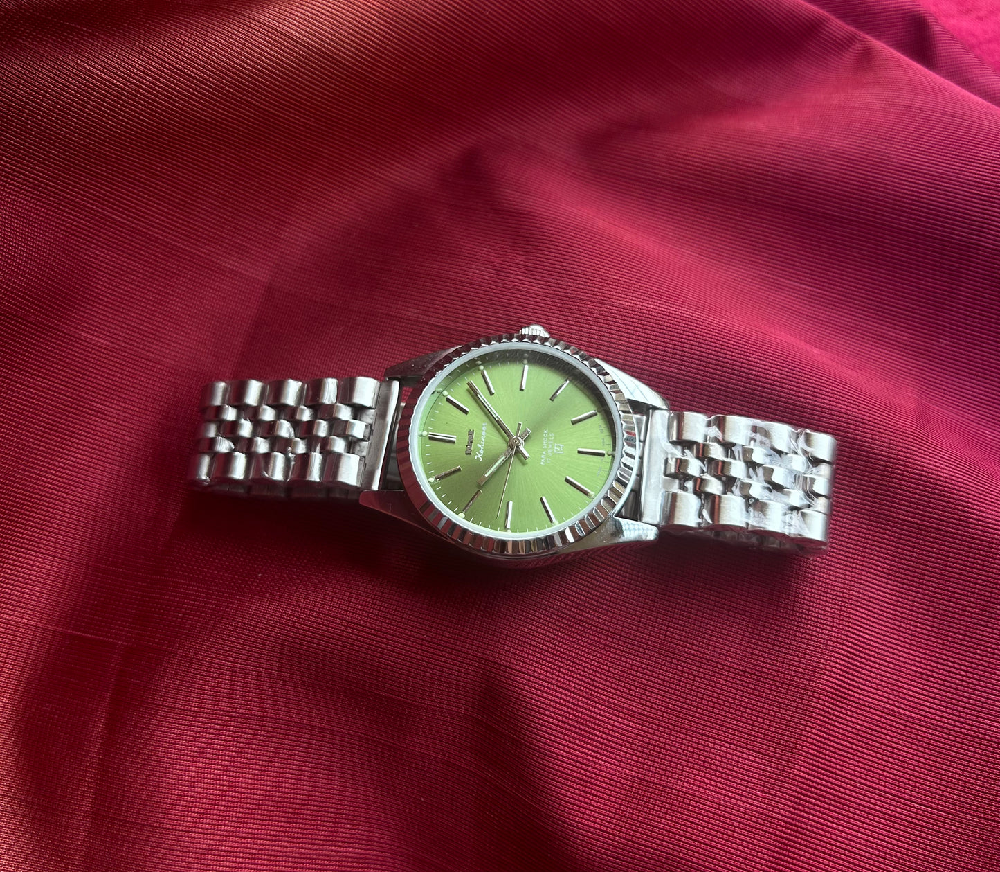 HMT Kohinoor Light Green Sunburst Fluted