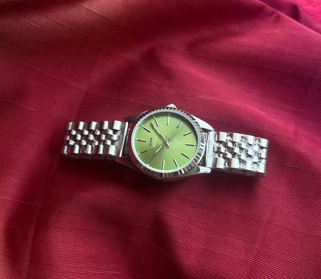 HMT Kohinoor Light Green Sunburst Fluted