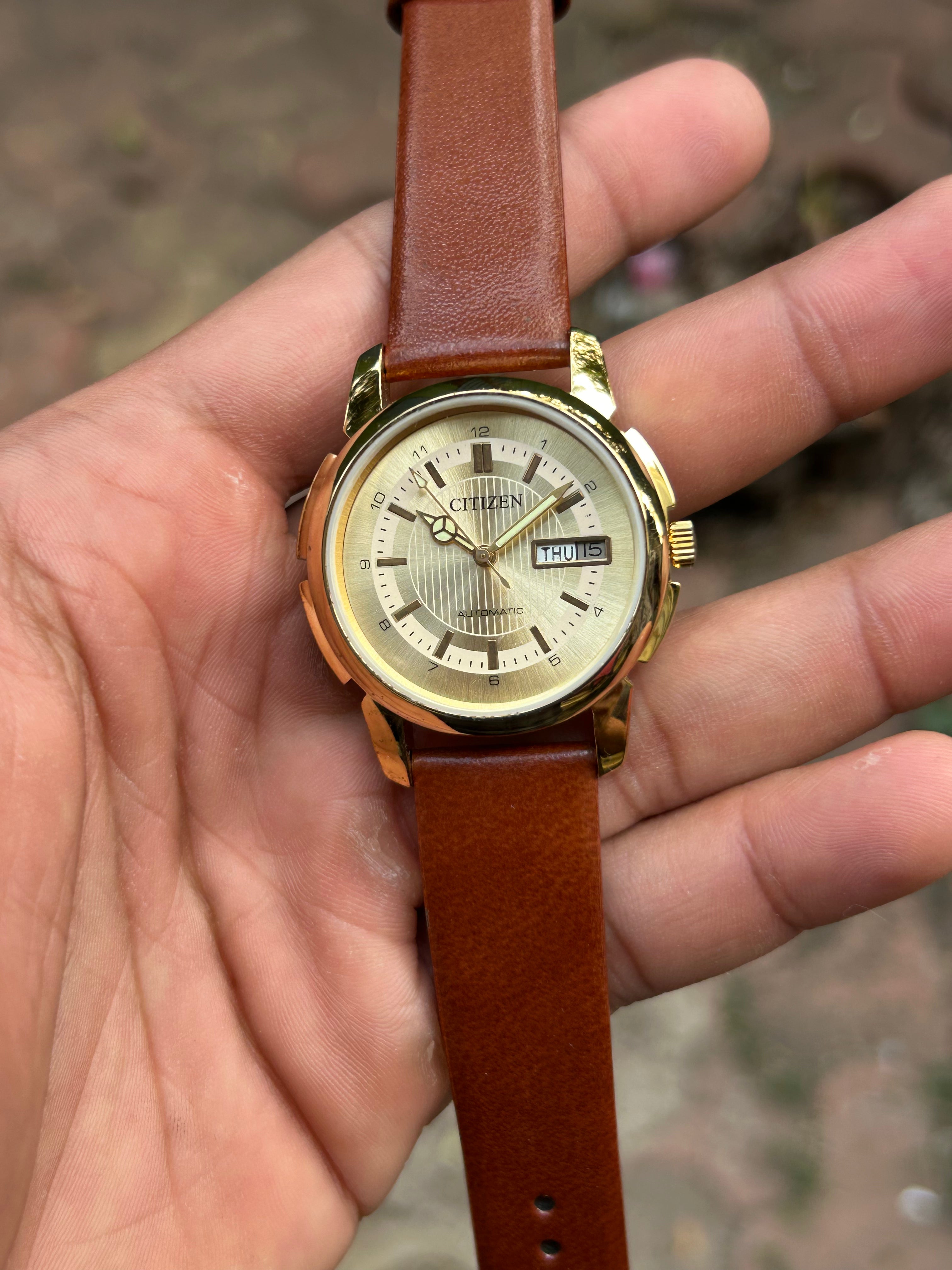 Citizen Automatic 21 J Gold - Golden
