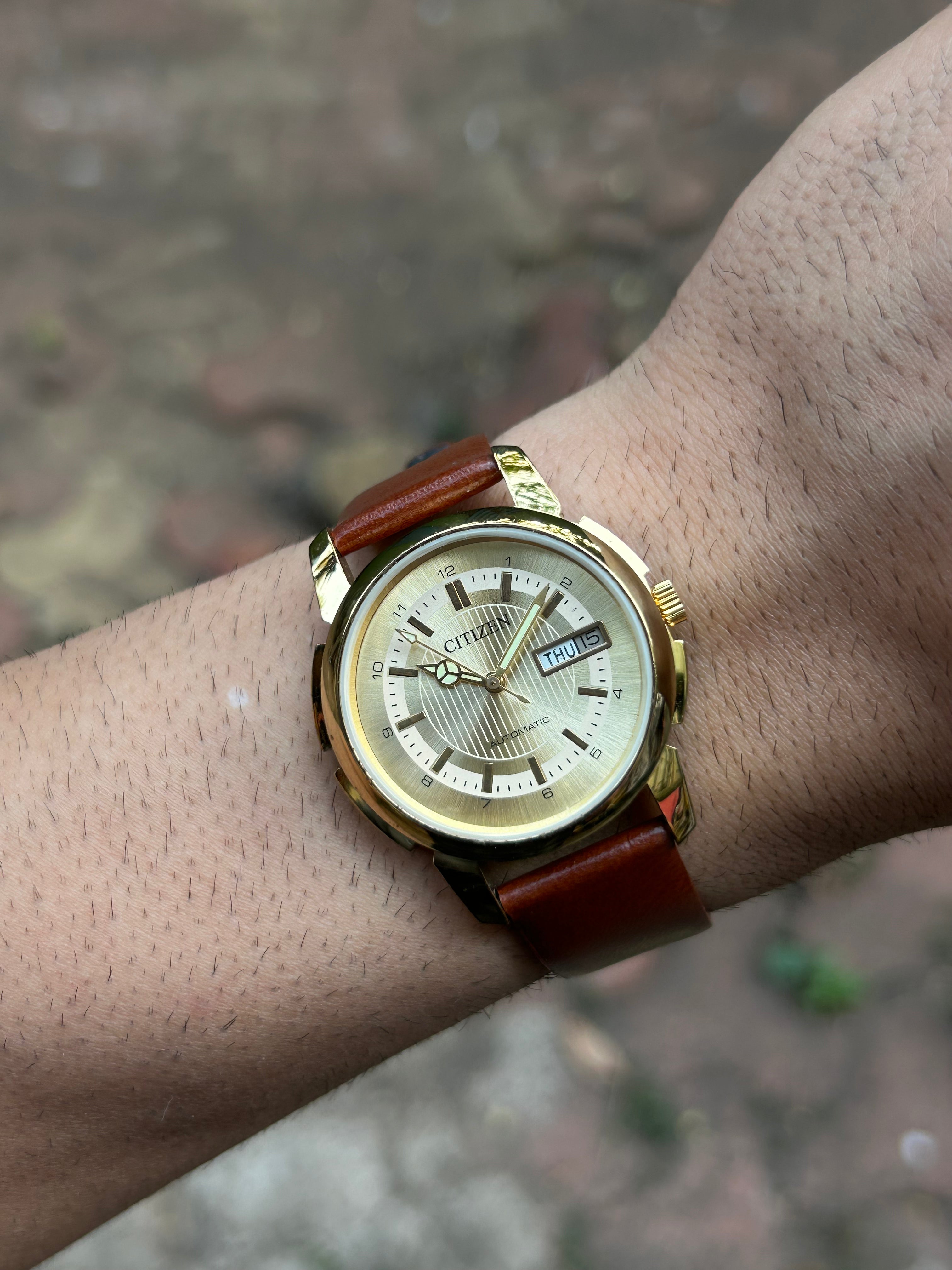 Citizen Automatic 21 J Gold - Golden