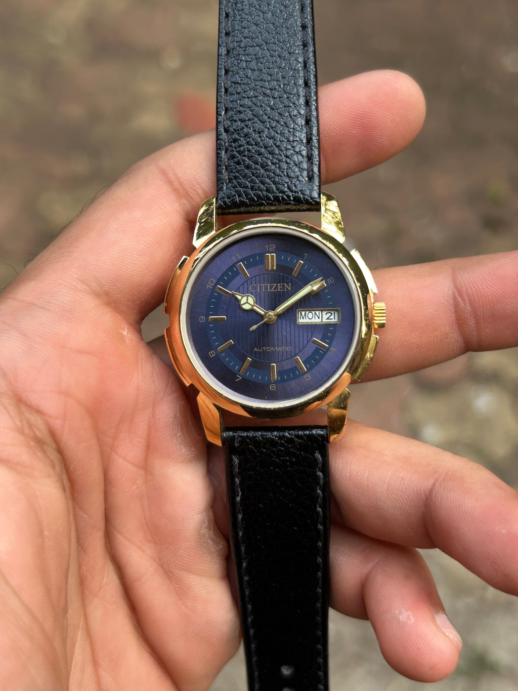 Citizen Automatic 21 J Gold - Blue