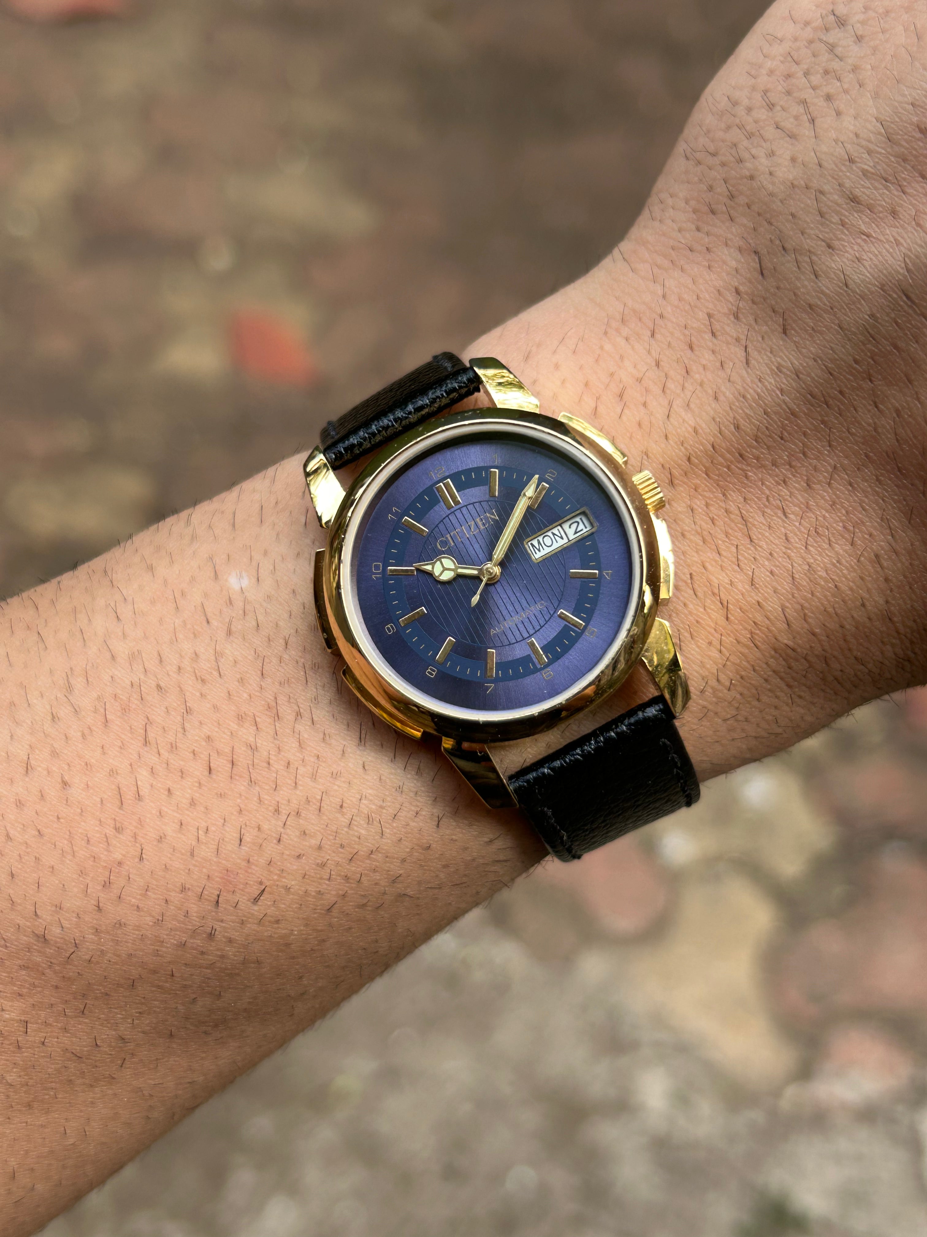 Citizen Automatic 21 J Gold - Blue