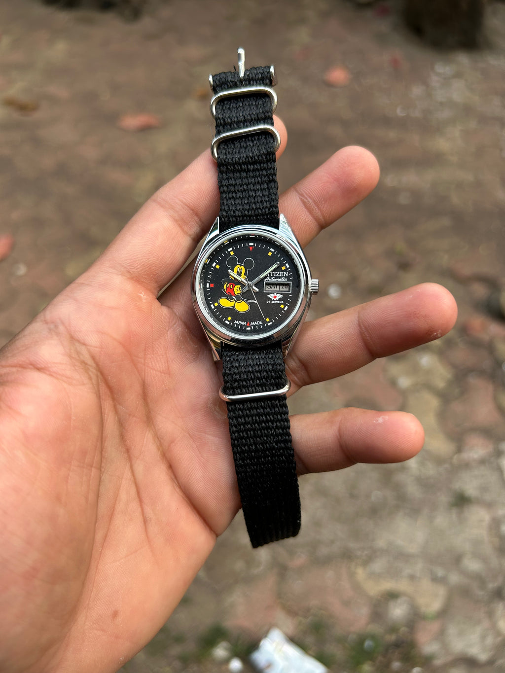 Citizen Mickey Mouse  Automatic-Black