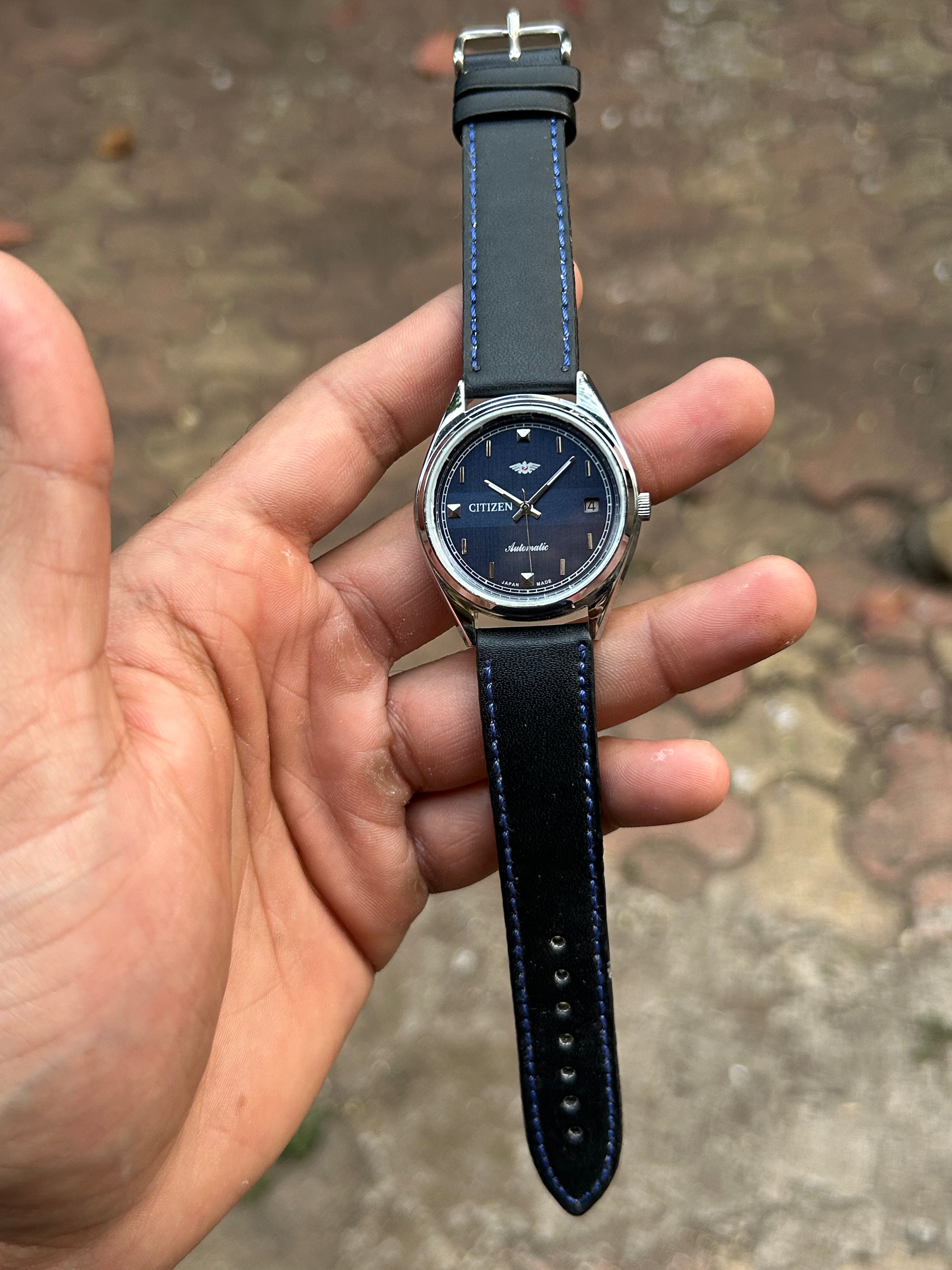 Citizen Automatic 21 J Silver -Black