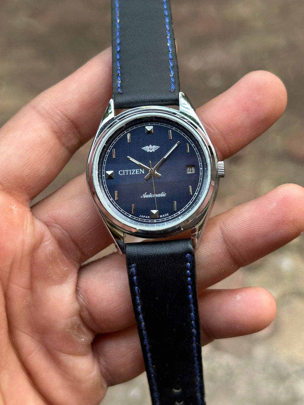Citizen Automatic 21 J Silver -Black