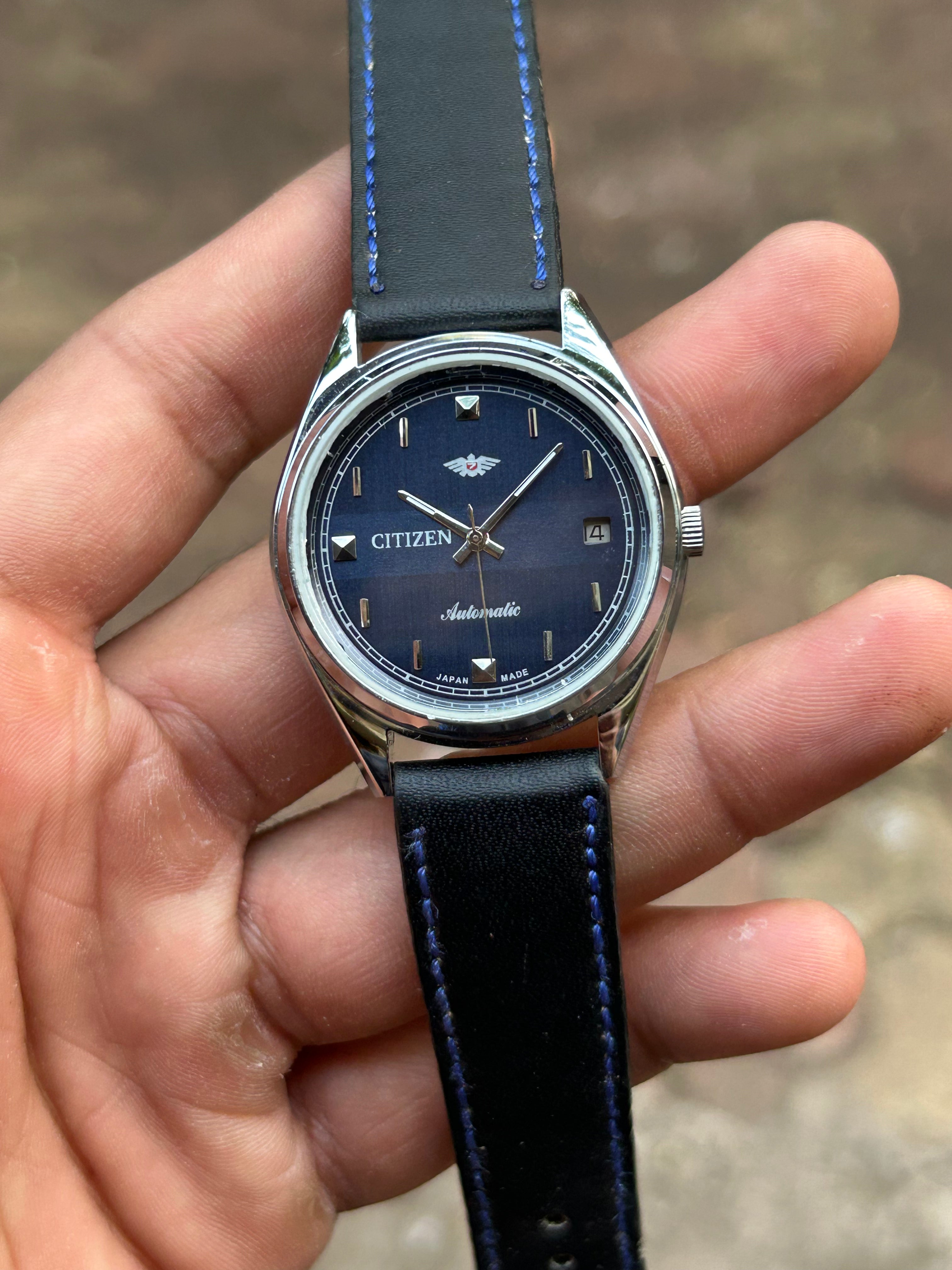 Citizen Automatic 21 J Silver -Black