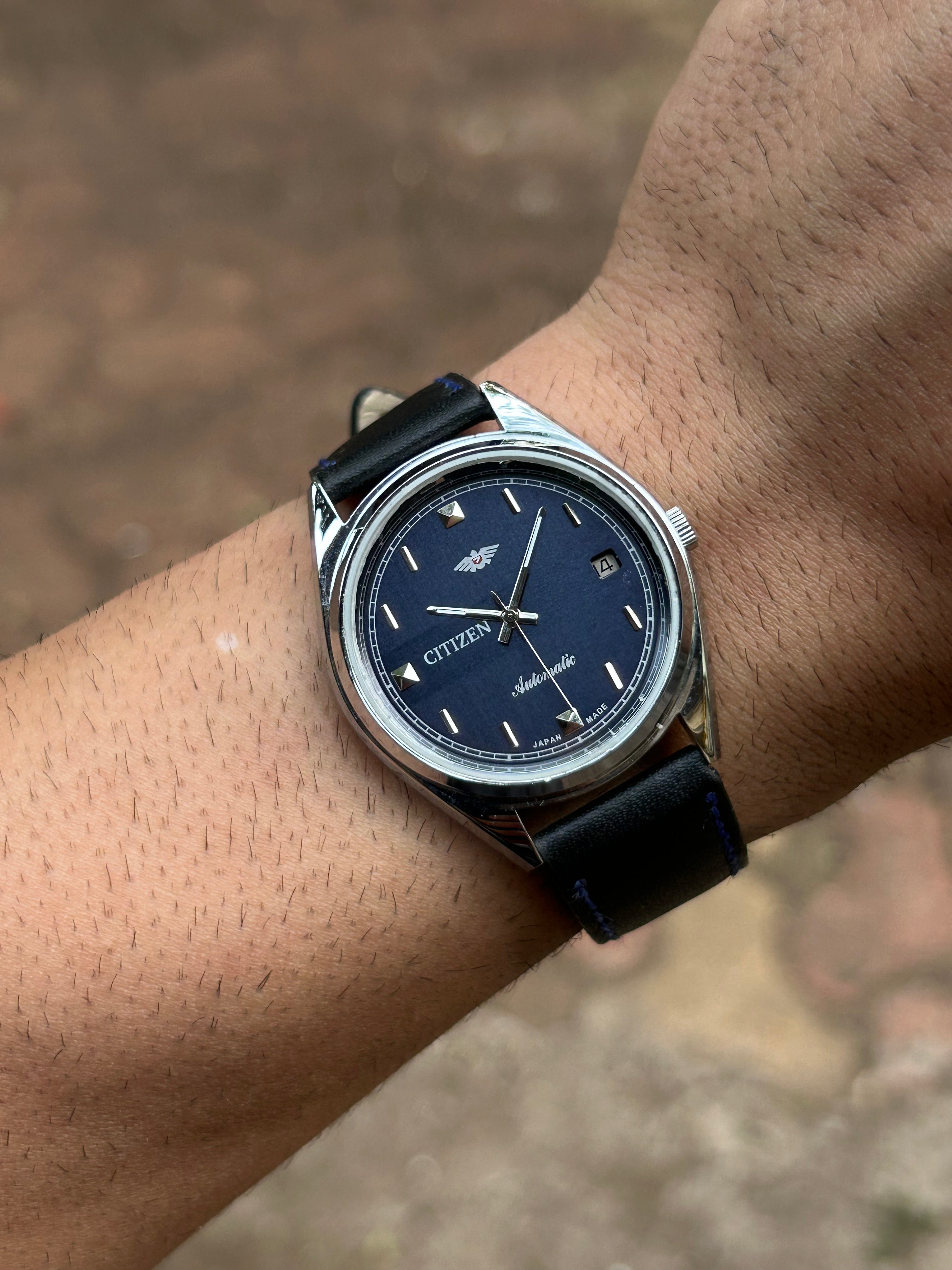 Citizen Automatic 21 J Silver -Black