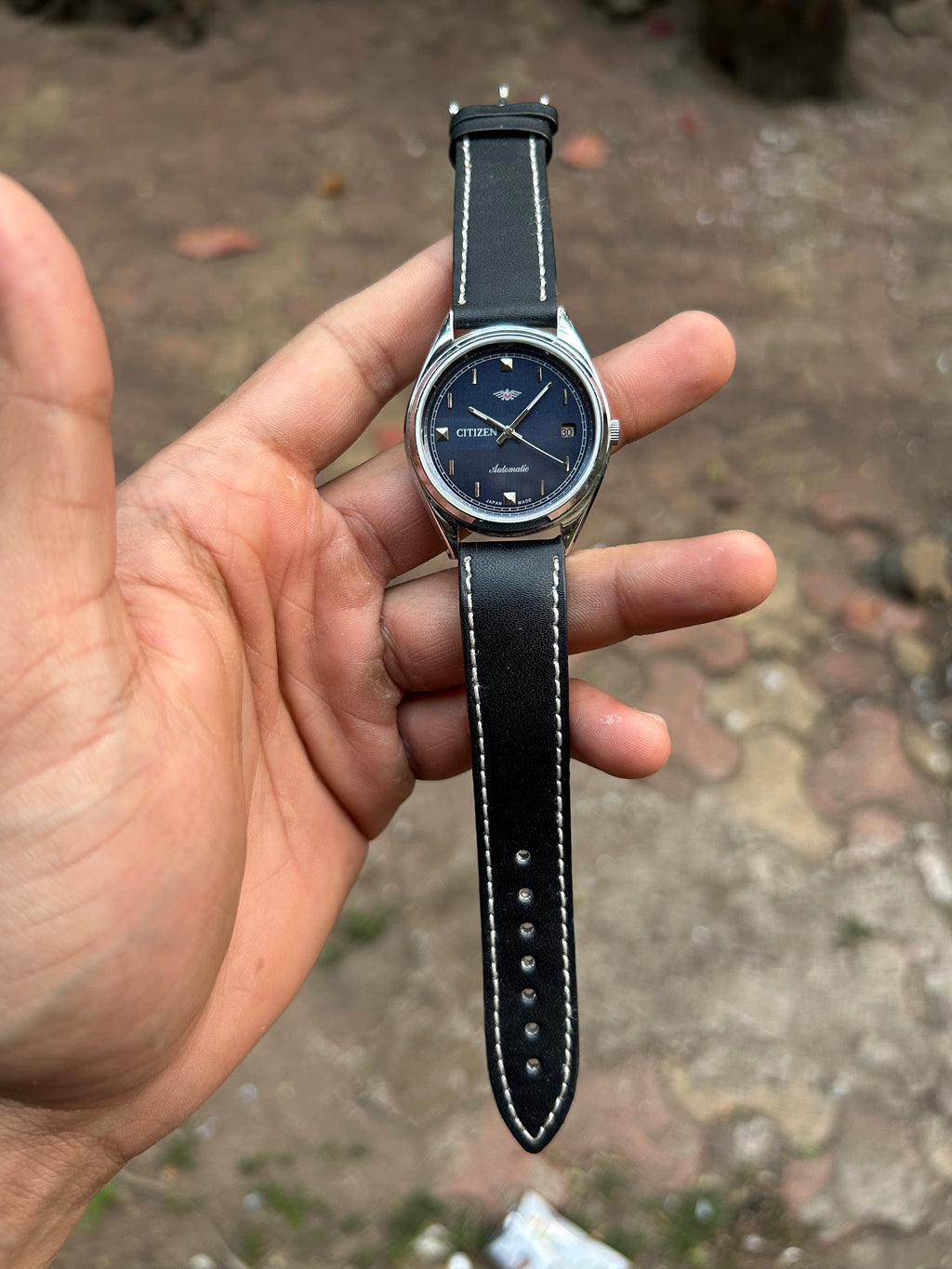 Citizen Automatic 21 J  Silver - Blue