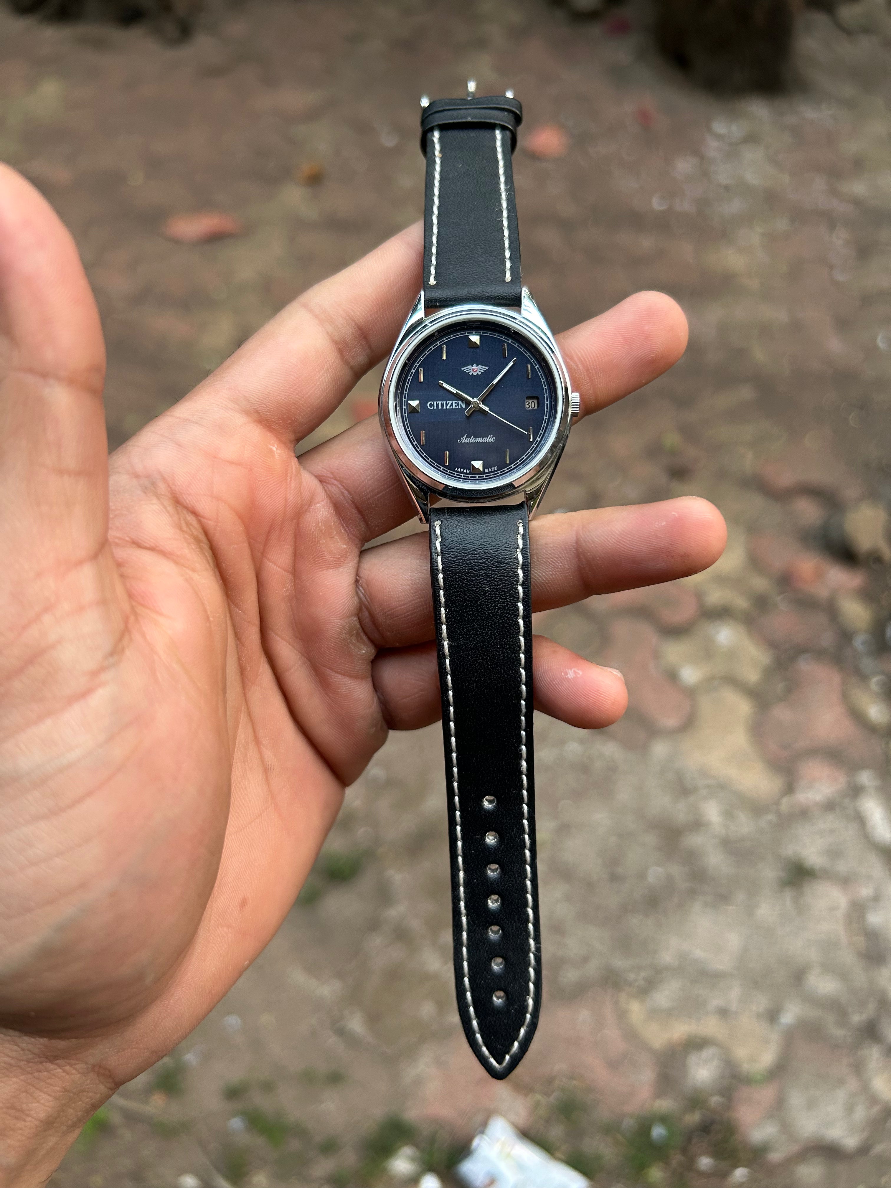 Citizen Automatic 21 J  Silver - Blue