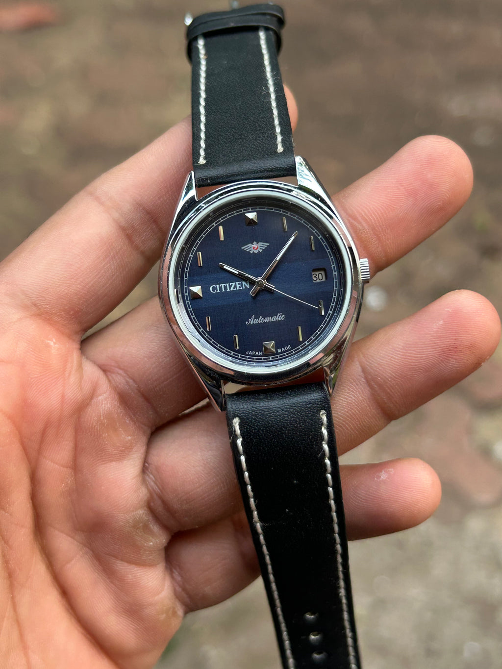 Citizen Automatic 21 J  Silver - Blue