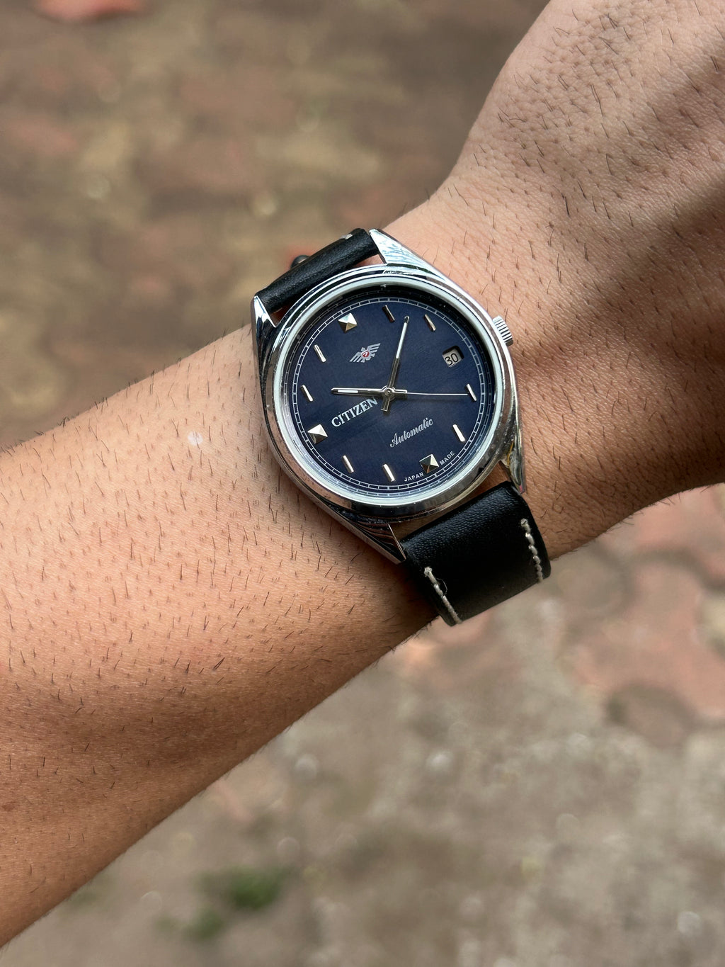 Citizen Automatic 21 J  Silver - Blue