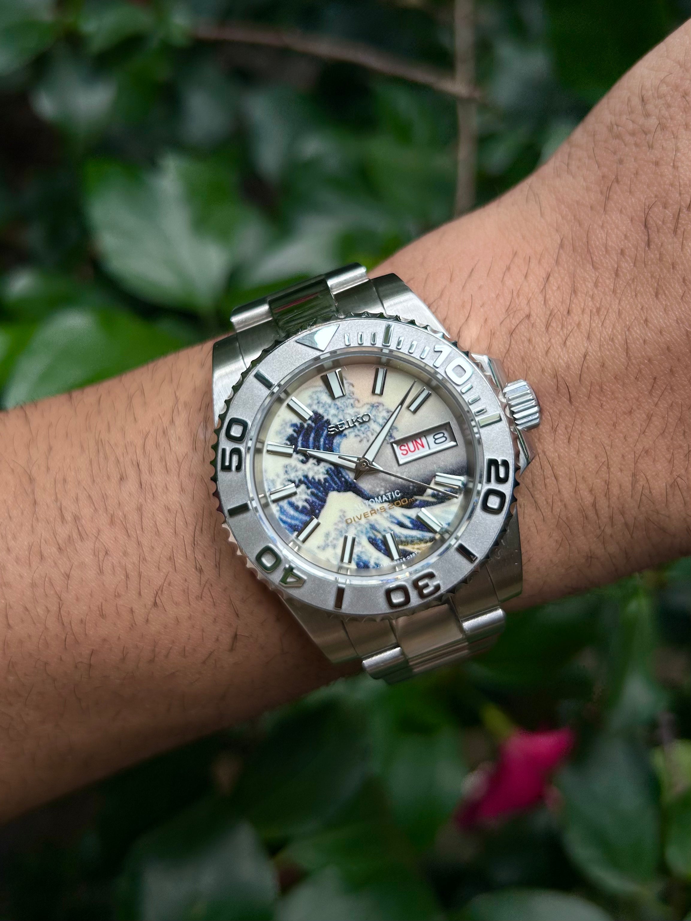Seiko Yachtmaster ( The Great Wave Off Kanagawa ) – India Mods Watch