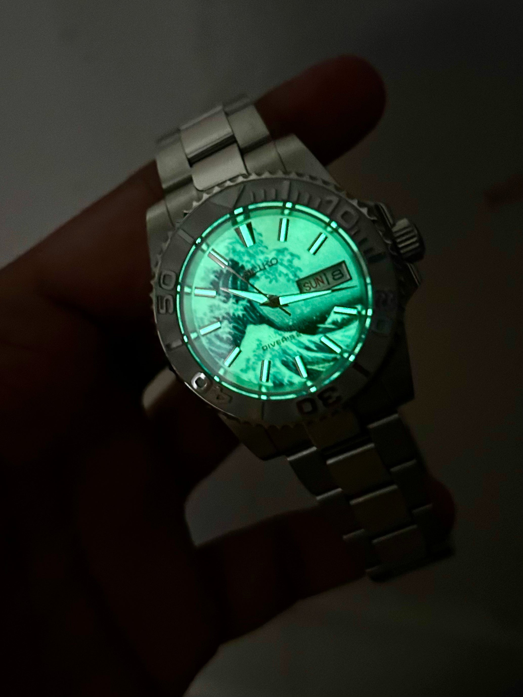 Seiko Yachtmaster ( The Great Wave Off Kanagawa ) – India Mods Watch