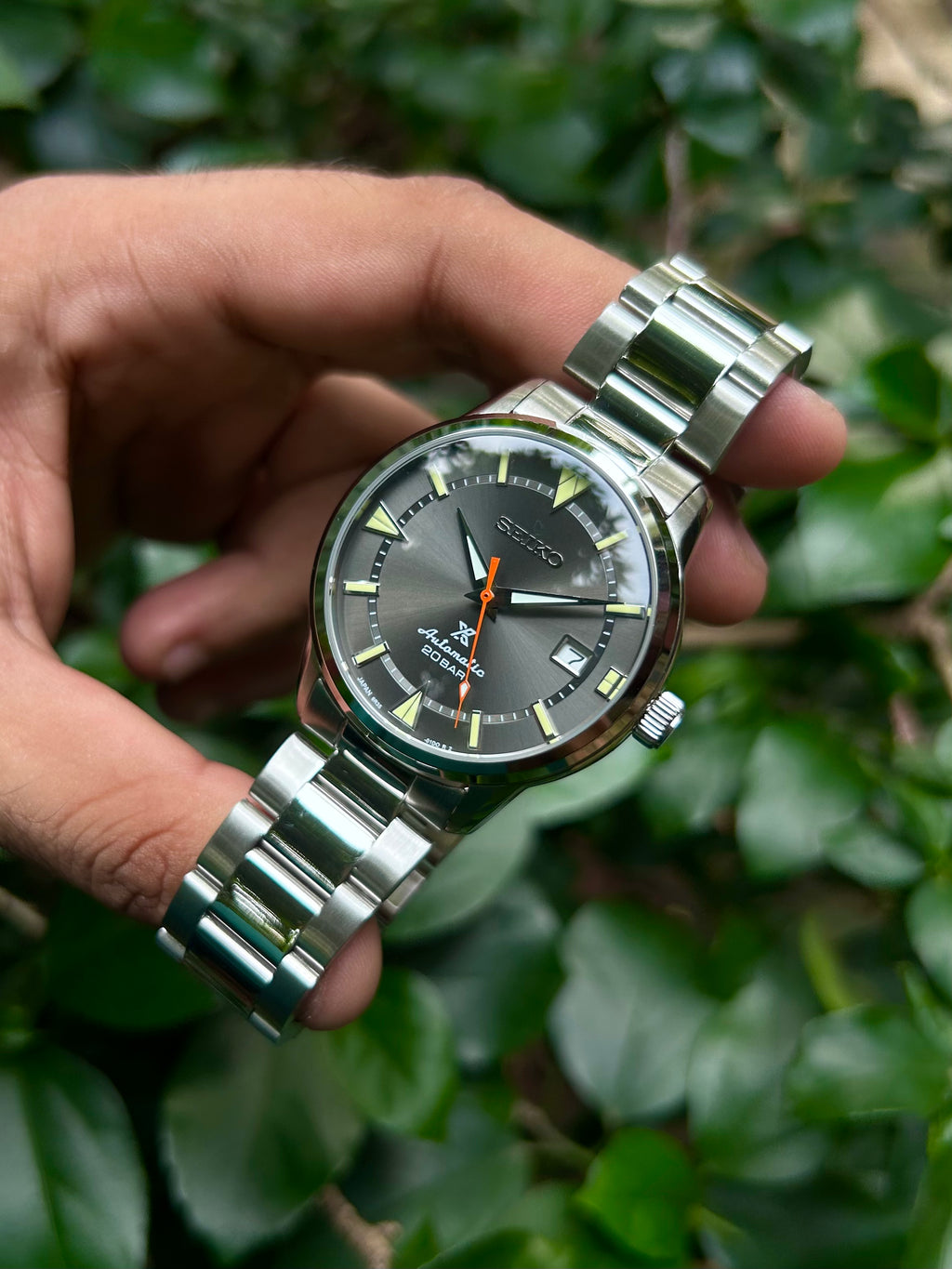 Seiko Prospex Grey Sunray Custom Watch