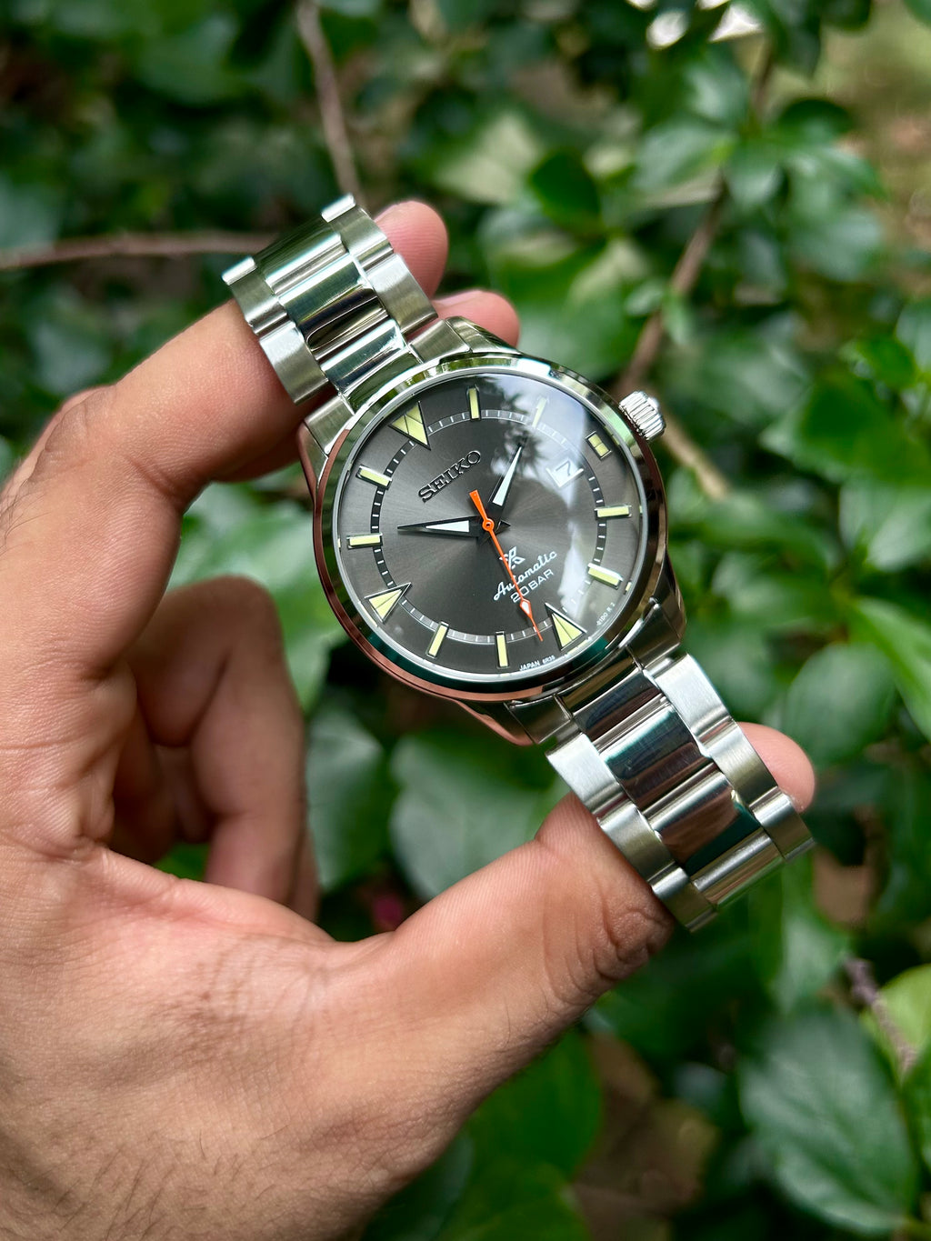 Seiko Prospex Grey Sunray Custom Watch