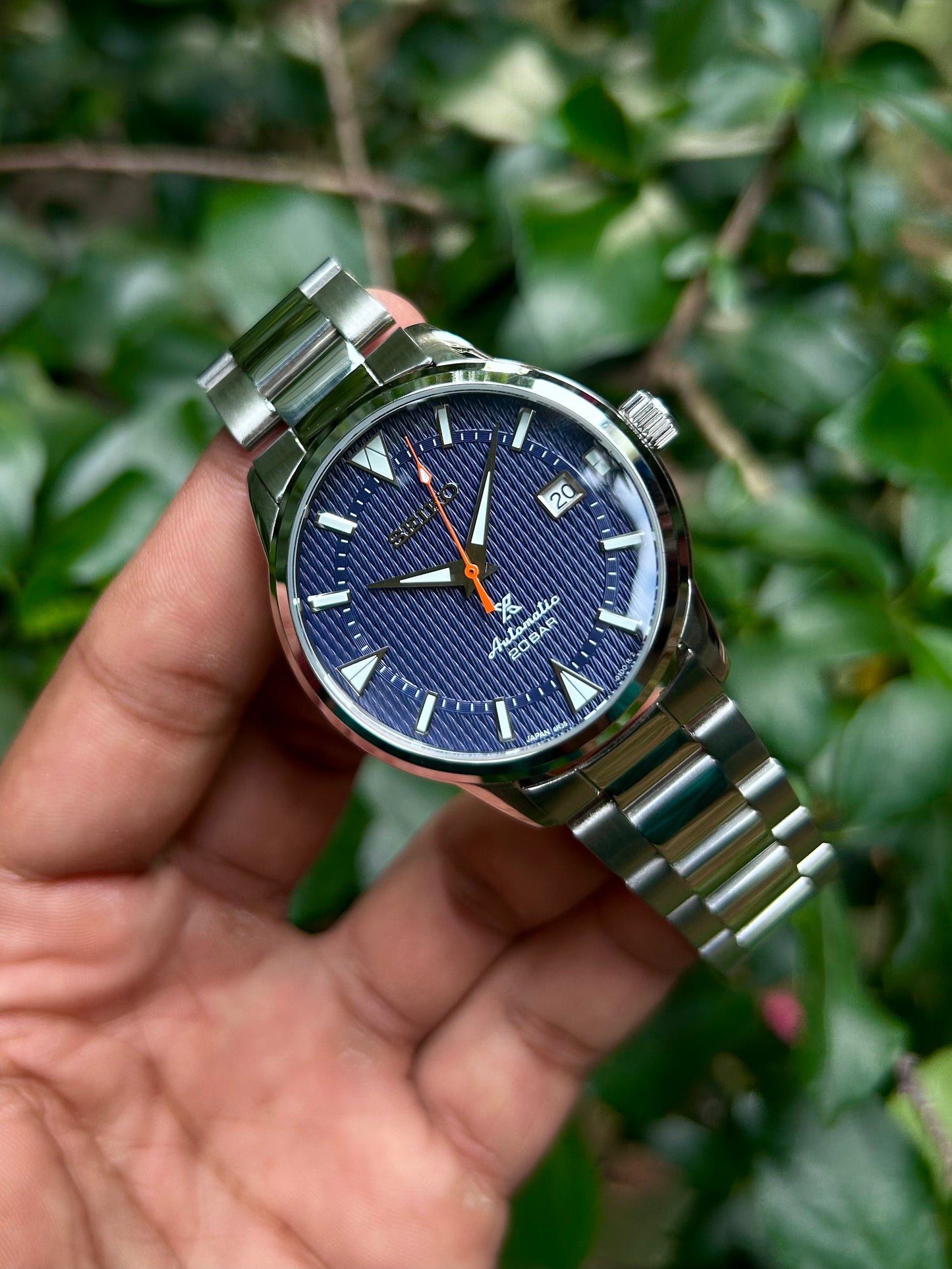 Seiko Prospex Blue Sunray Automatic Custom Mod