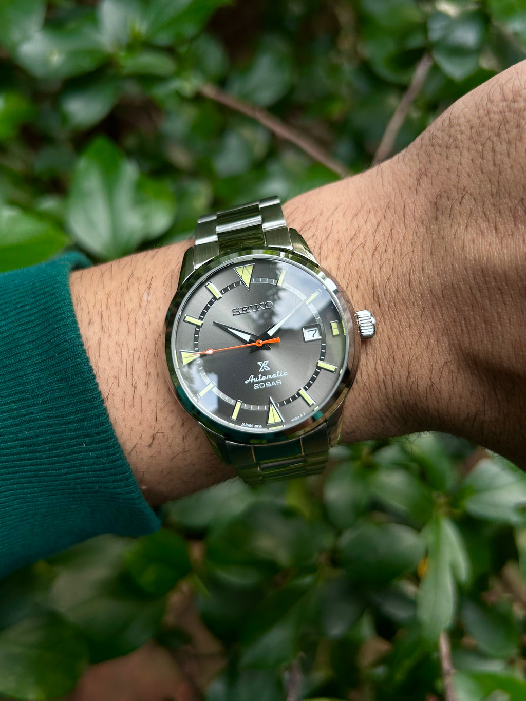 Seiko Prospex Grey Sunray Custom Watch