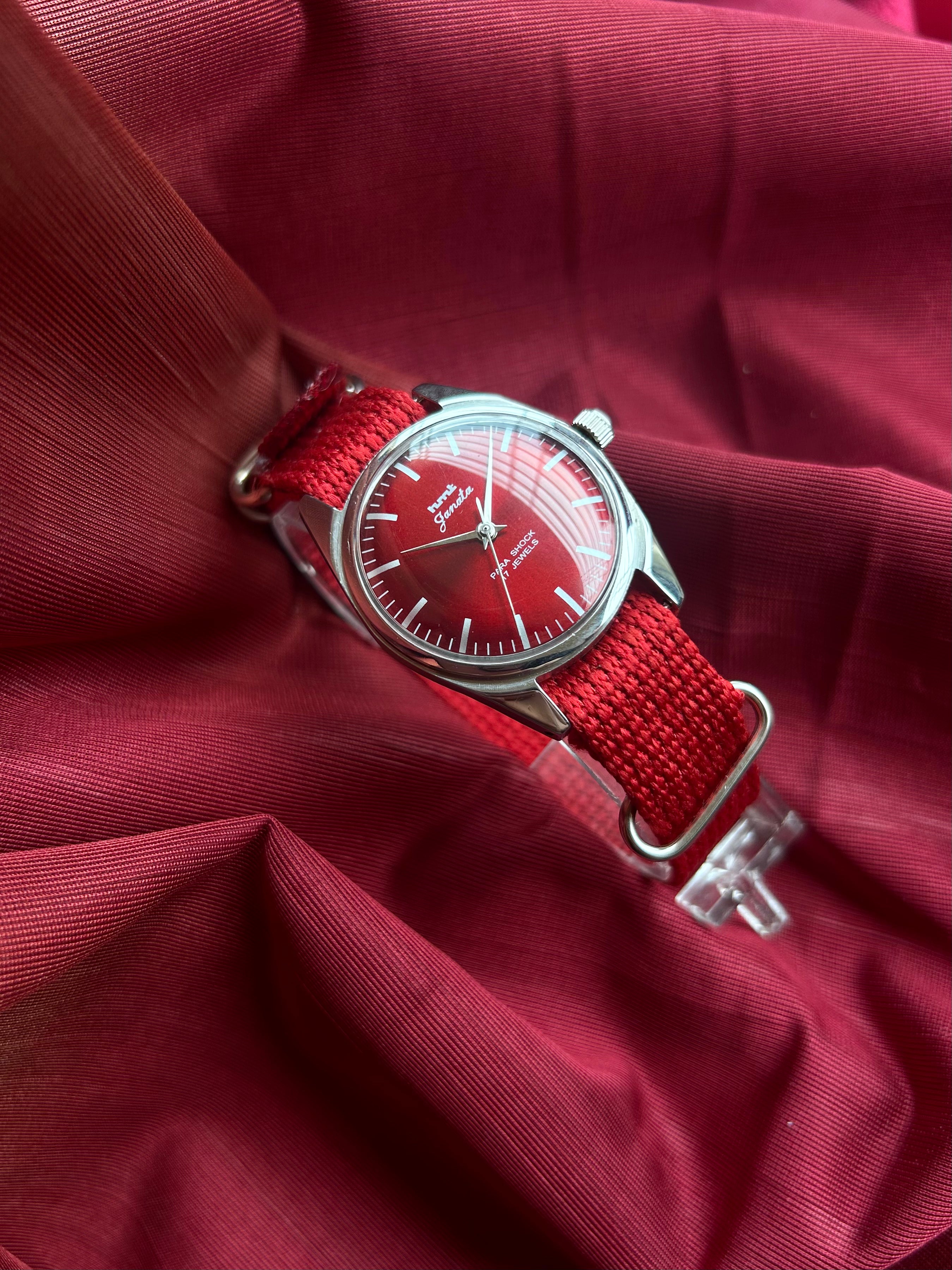 HMT JANTA  MOD - RED SUNBURST