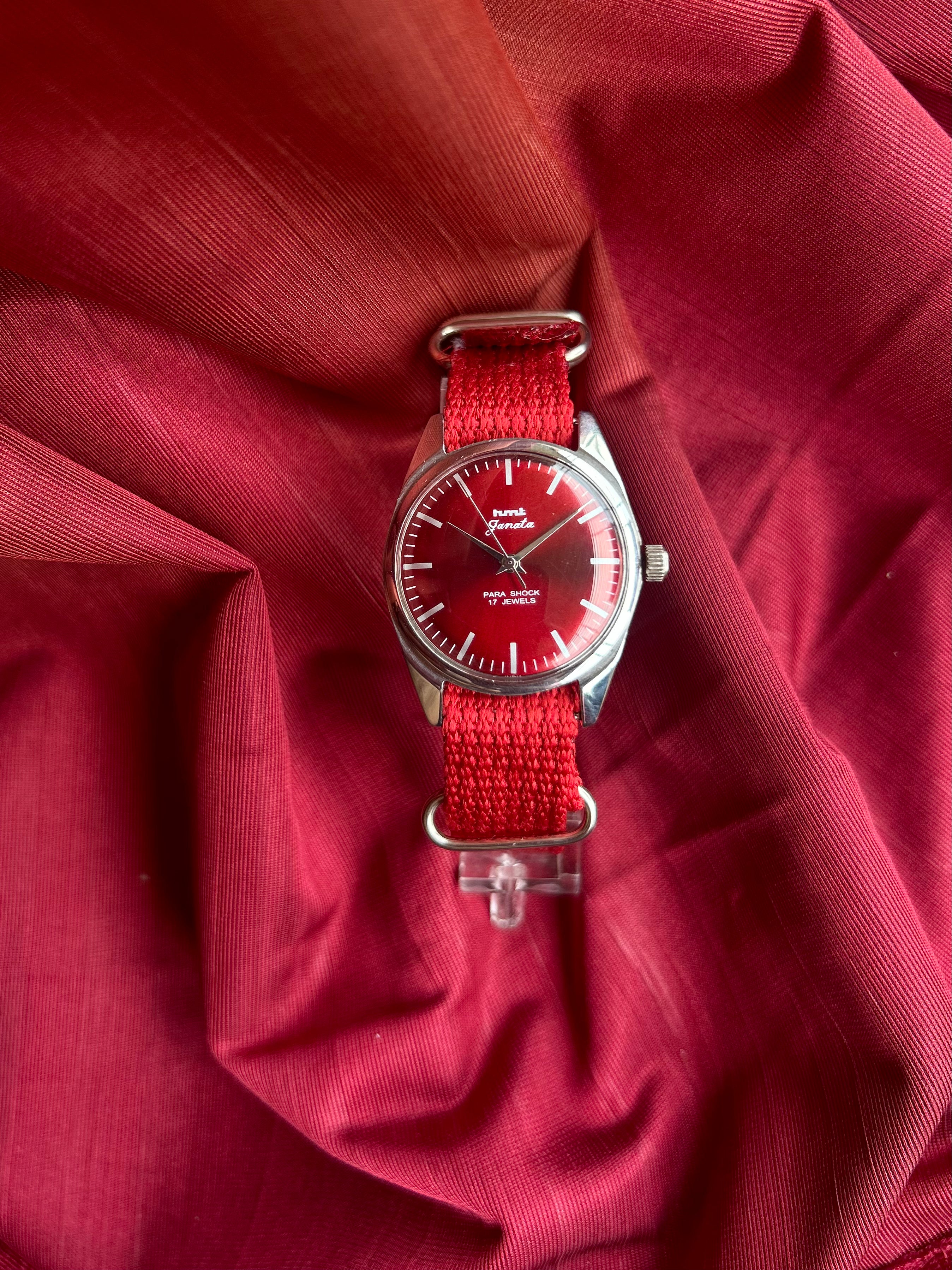 HMT JANTA  MOD - RED SUNBURST