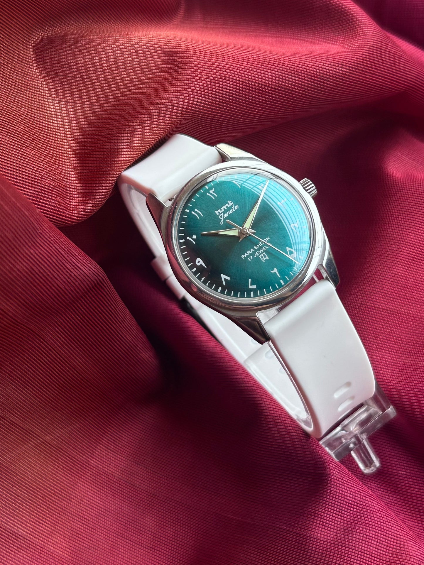HMT Black Sunburst Arabic Janata - Watch