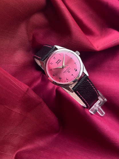 HMT Black Sunburst Arabic Janata - Watch