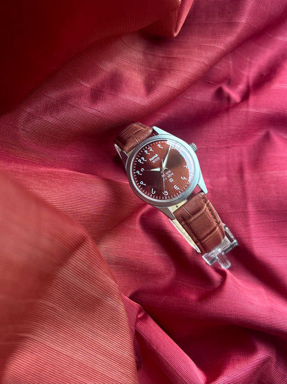 HMT JANATA DEVANAGRI - BROWN SUNBURST