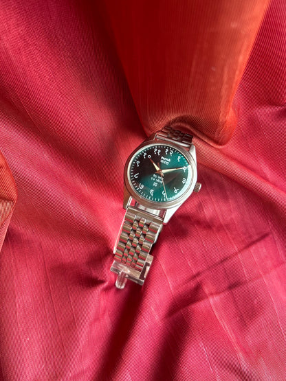 HMT JANATA DEVANAGRI - OLIVE GREEN SUNBURST