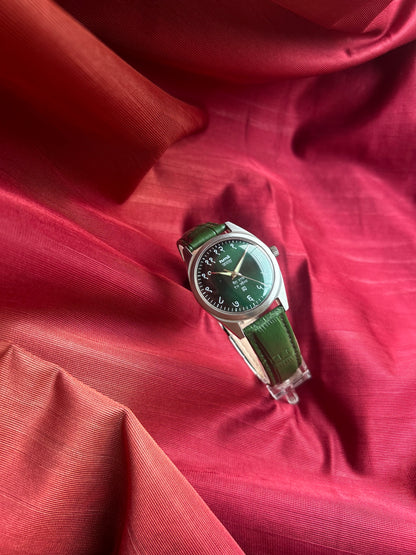 HMT JANATA DEVANAGRI -  LIZARD GREEN SUNBURST