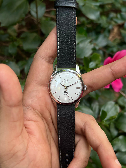 HMT White Chinar Unisex Rare - Mod Watch
